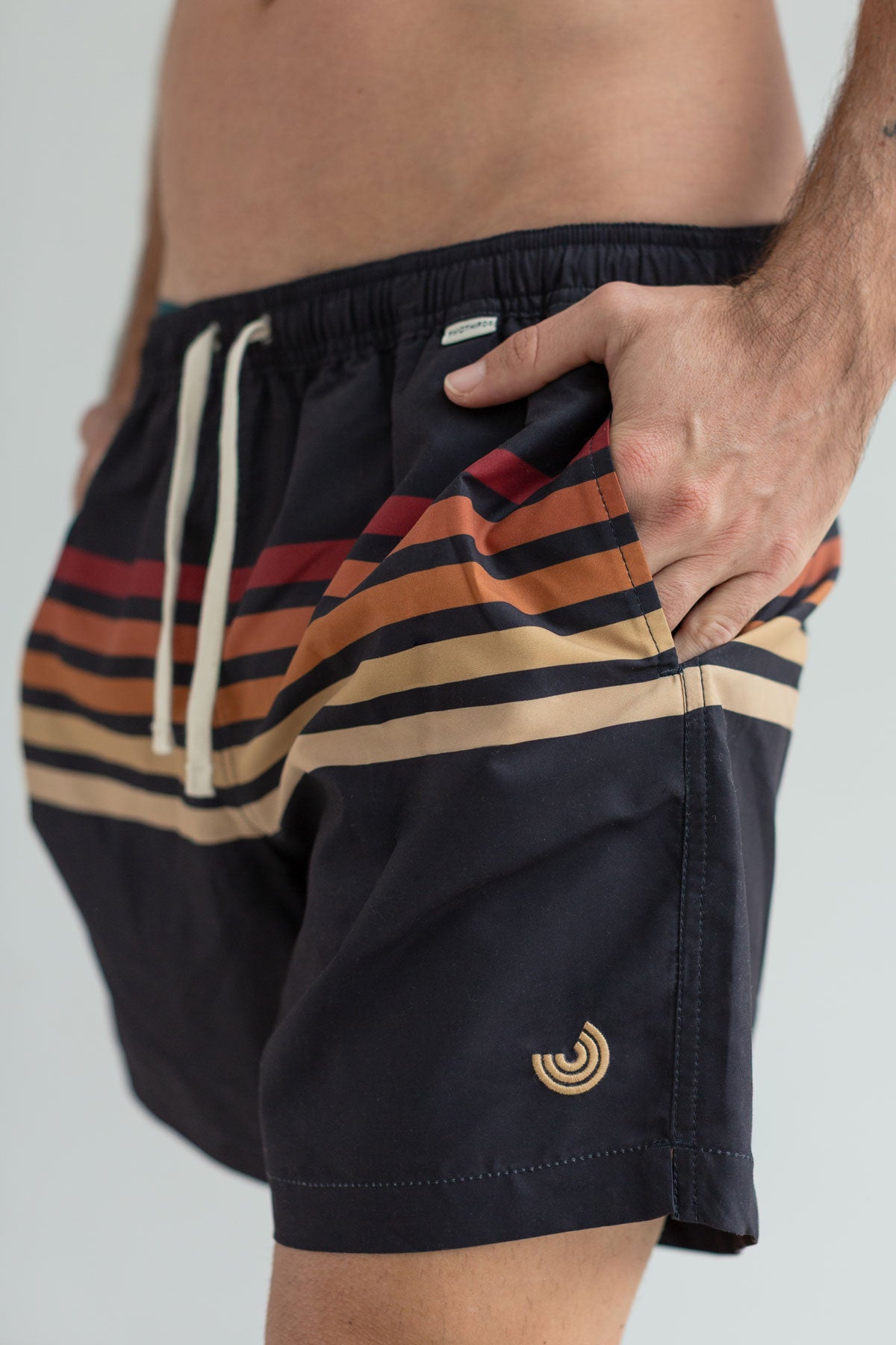 Image of TWOTHIRDS mannen vegan Cruzador Shorts In Donkerblauw