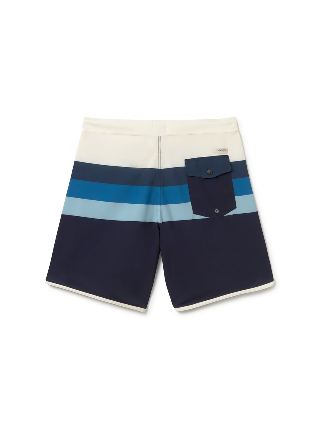 TWOTHIRDS men vegan Shorts Ouen Blue Stripes
