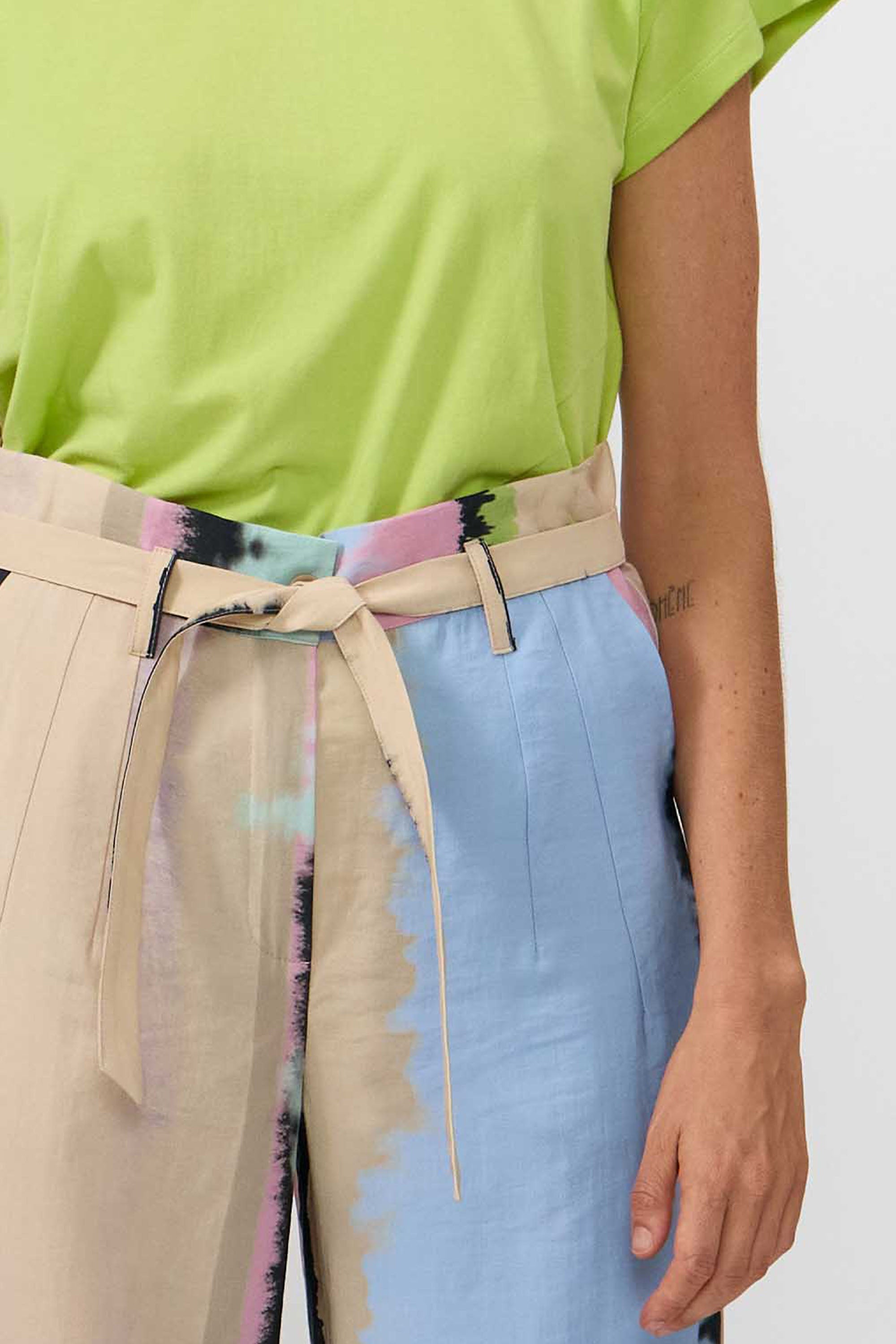 SUITE13LAB womens vegan Pants Eo Print Ones Multicolour