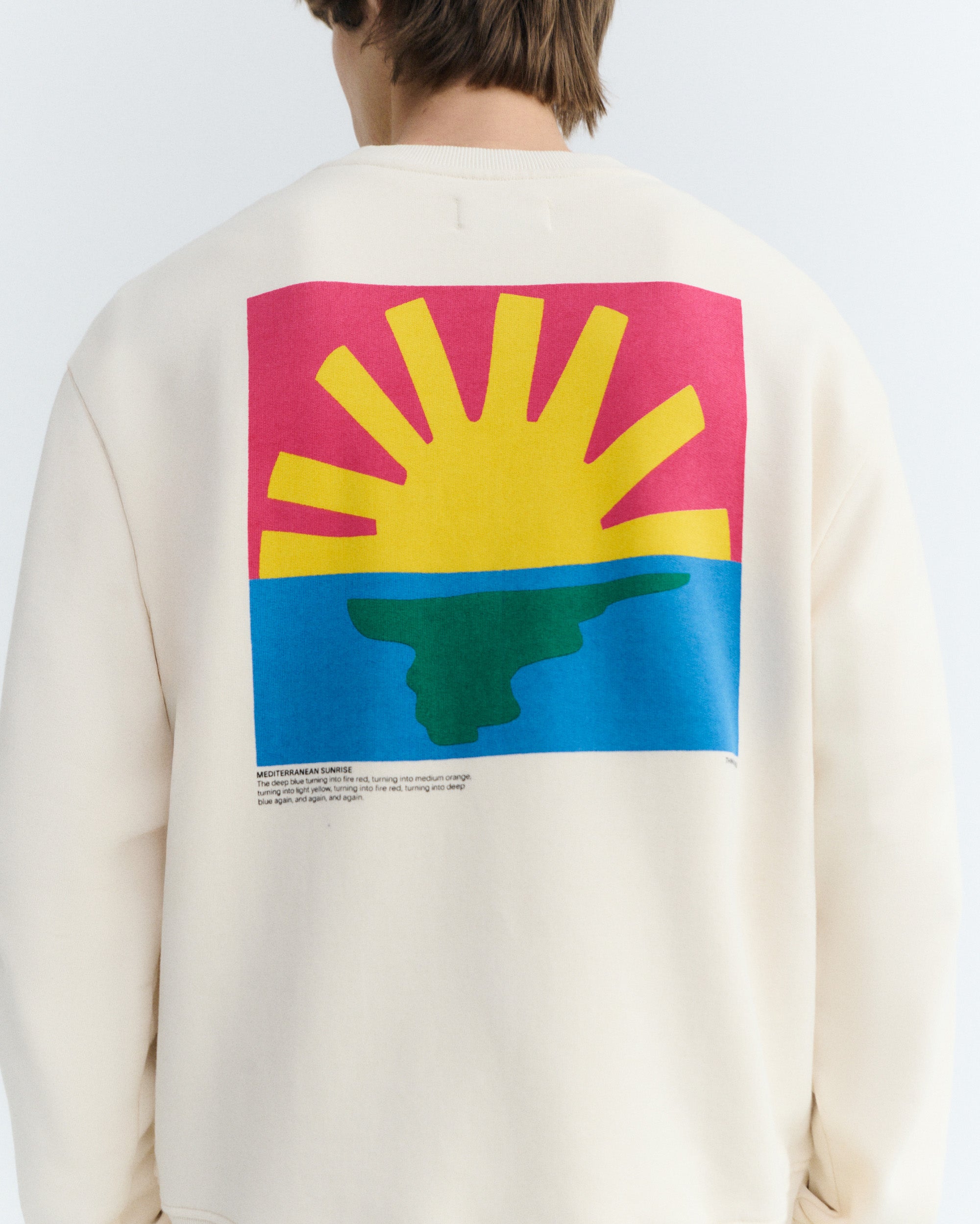 Thinking MU Sweatshirt Leon Ecru