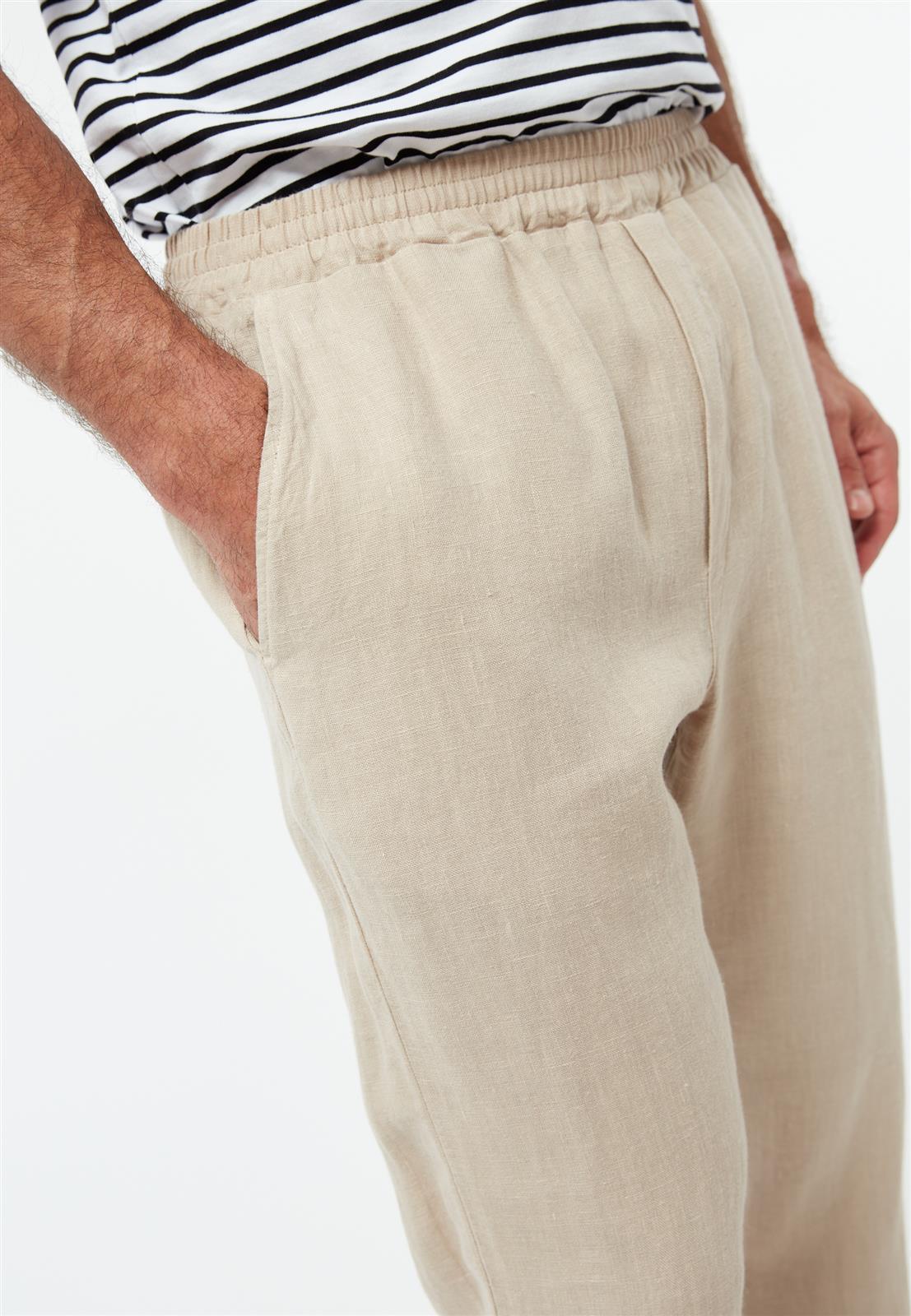 Givn men vegan Pants Eric Oat Beige