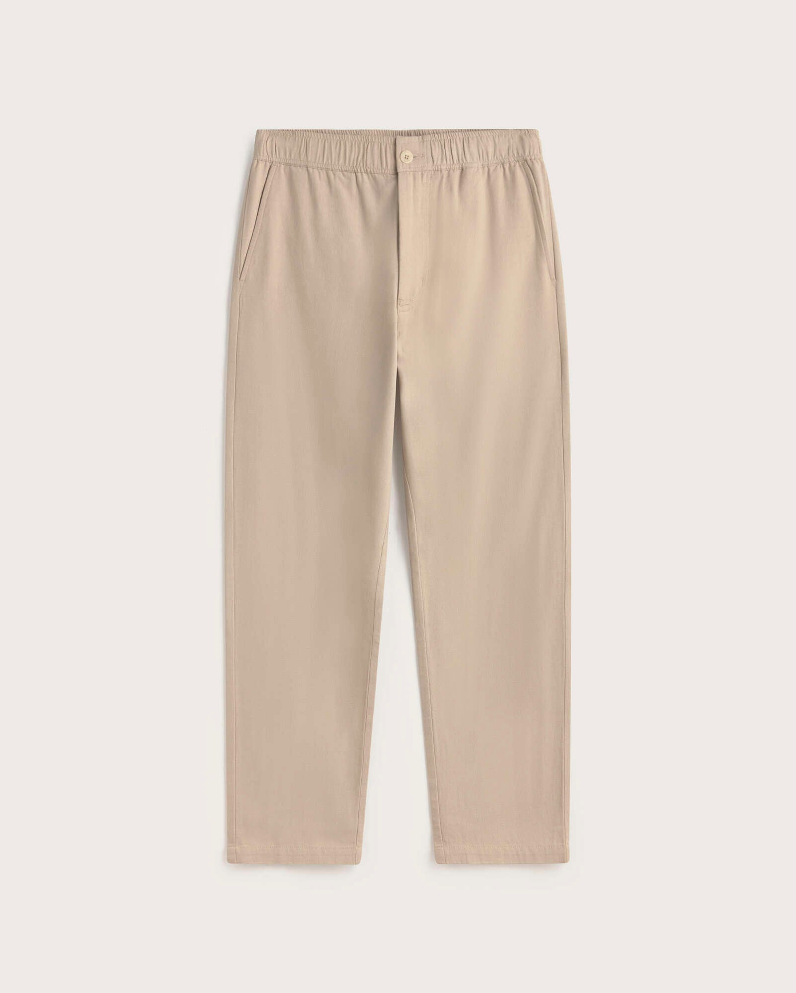 Thinking MU Hose Mit Geradem Bein Travel Light Beige
