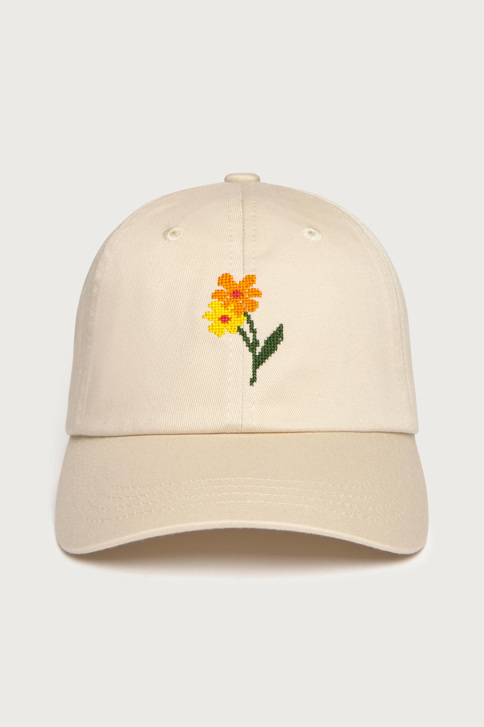 Image of Thinking MU dames vegan Cap Poppy Chris Ecru