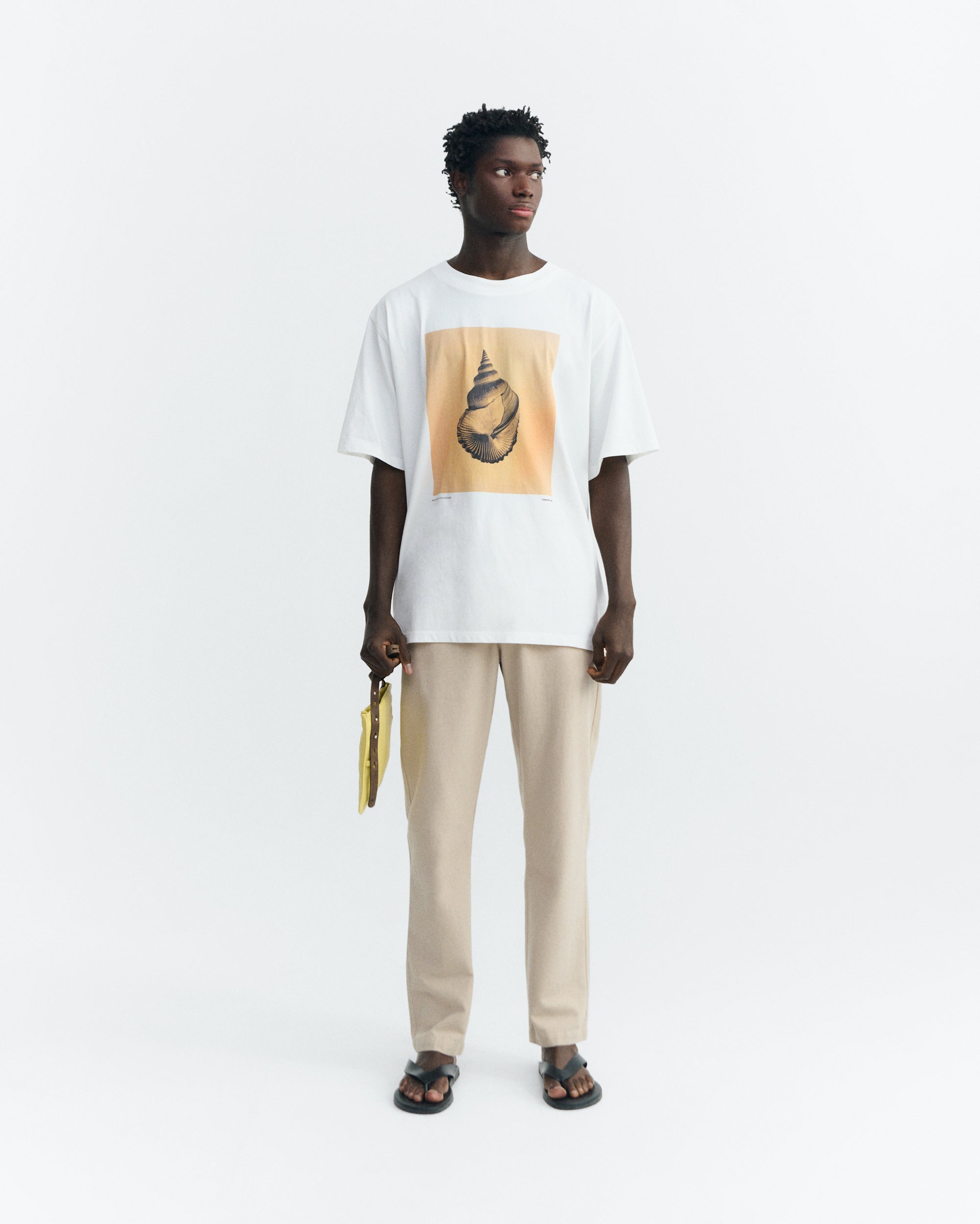 Thinking MU T-Shirt Eric Oversize Weiß