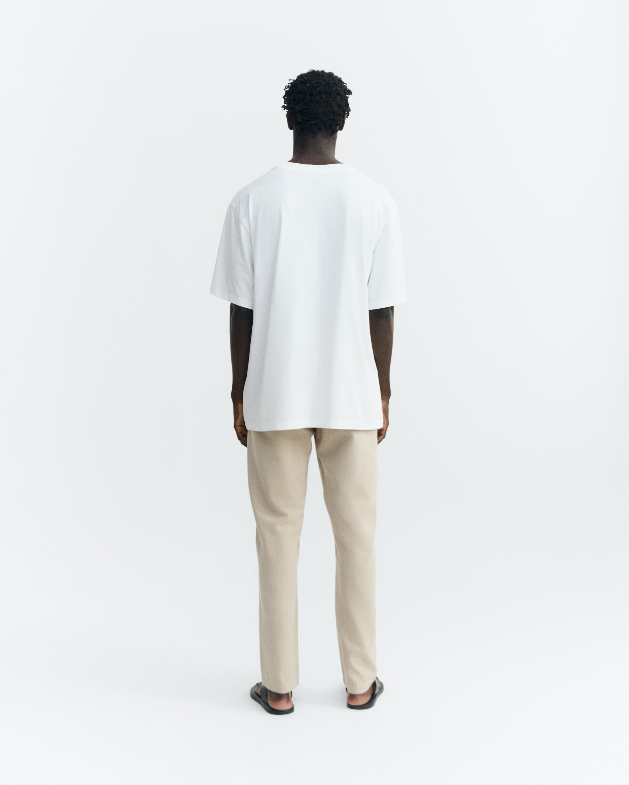 Thinking MU T-Shirt Eric Oversize Weiß