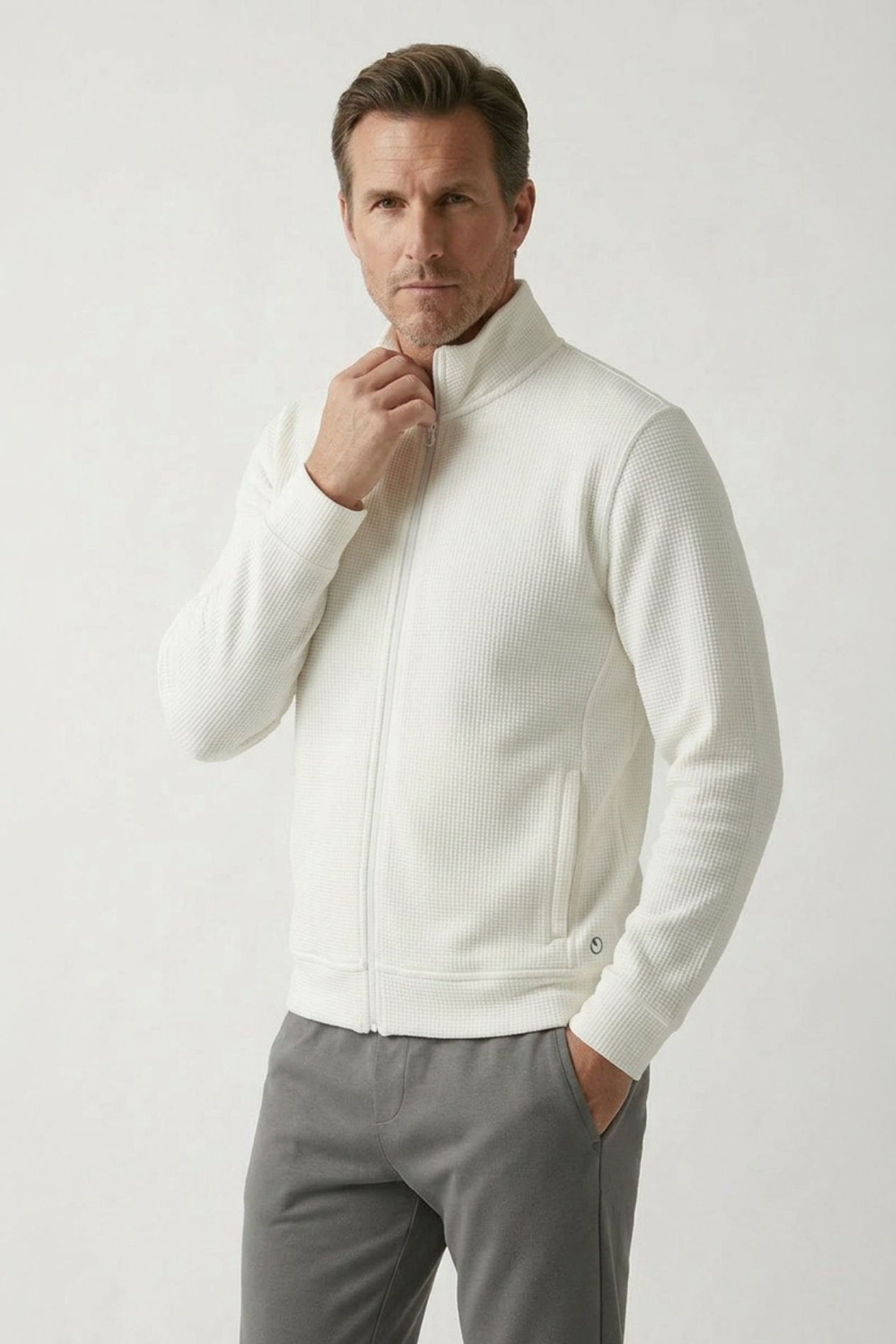 Image of ORGANICATION mannen vegan Jas Jorrin Off White