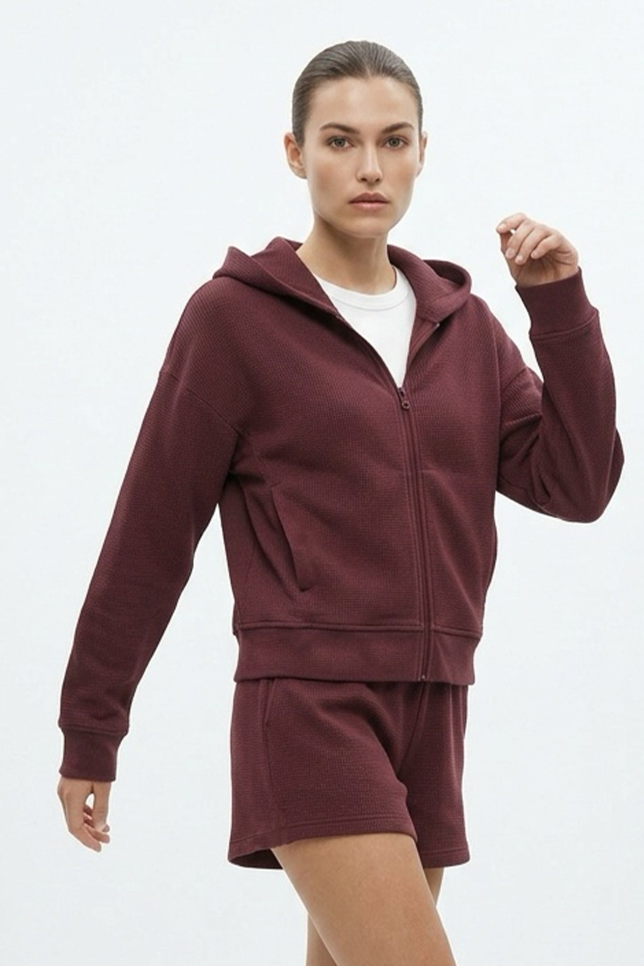 ORGANICATION Damen vegan Hoodie Jennifer Bordeaux