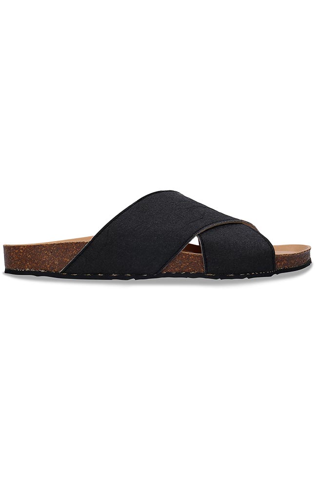 NAE Damen vegan Sandalen Tupai Schwarz