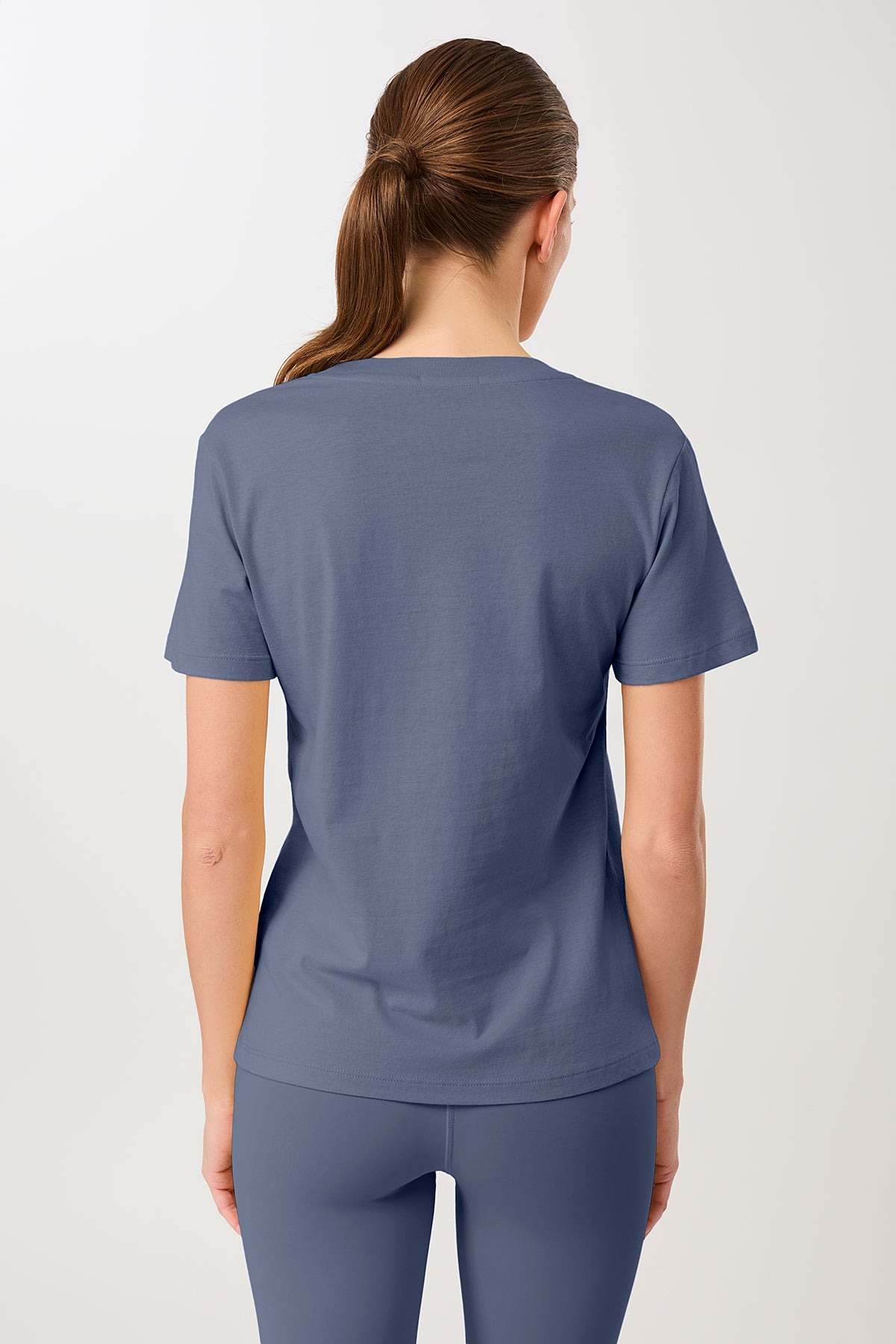 MANDALA womens vegan T-Shirt The Everyday Eclipse Blue