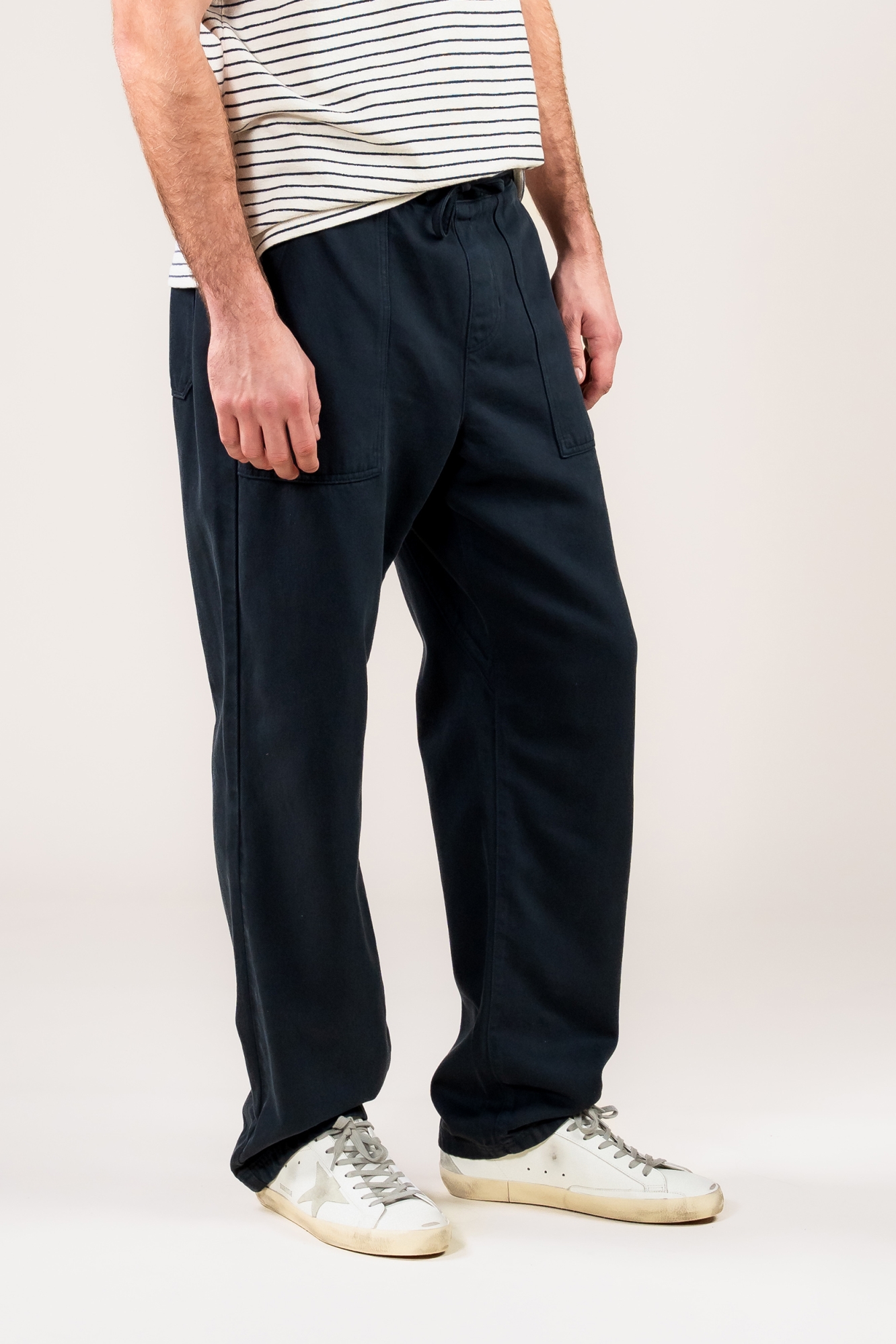 Image of Kuyichi mannen vegan Broek Tyler Blauw