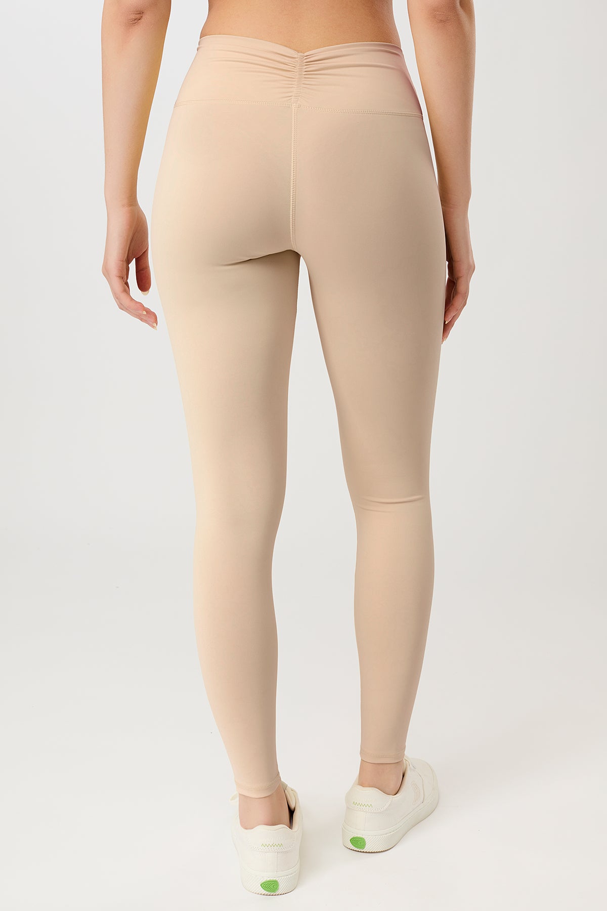 MANDALA womens vegan Legging On Point Desert Beige