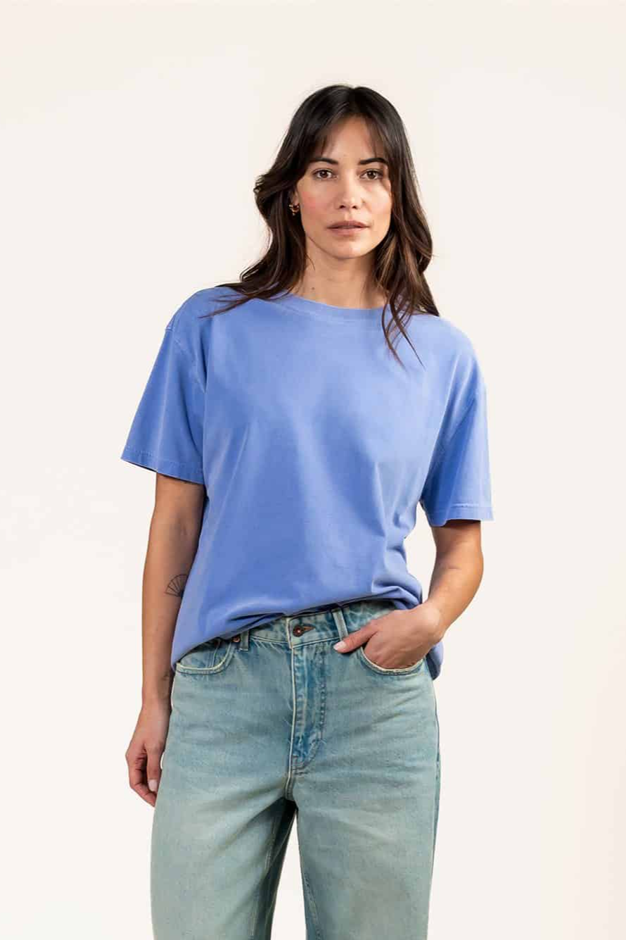 Kuyichi Damen vegan T-Shirt Faye Lila
