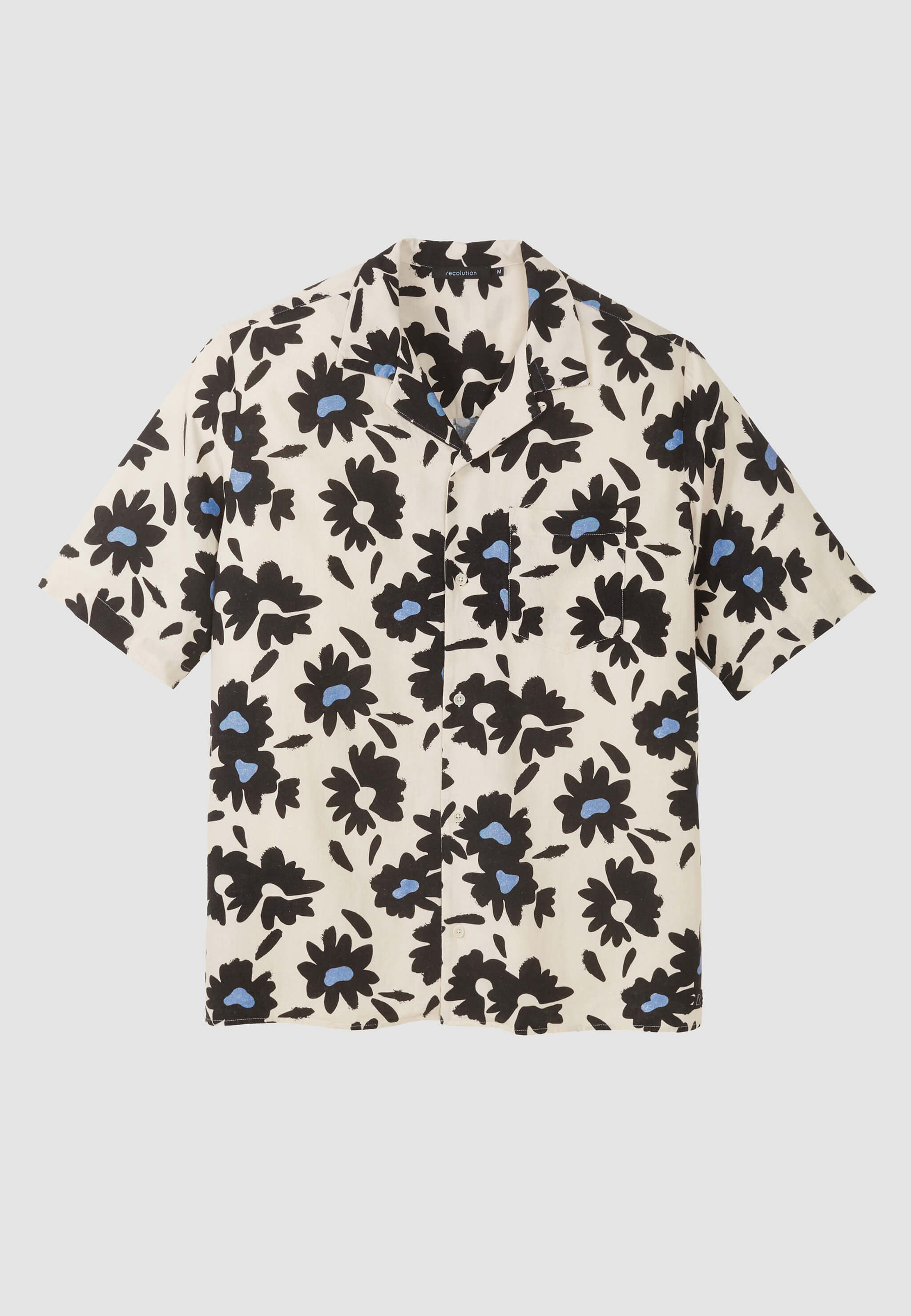Recolution Shirt Cactus Bloom Elektrisch Blauw
