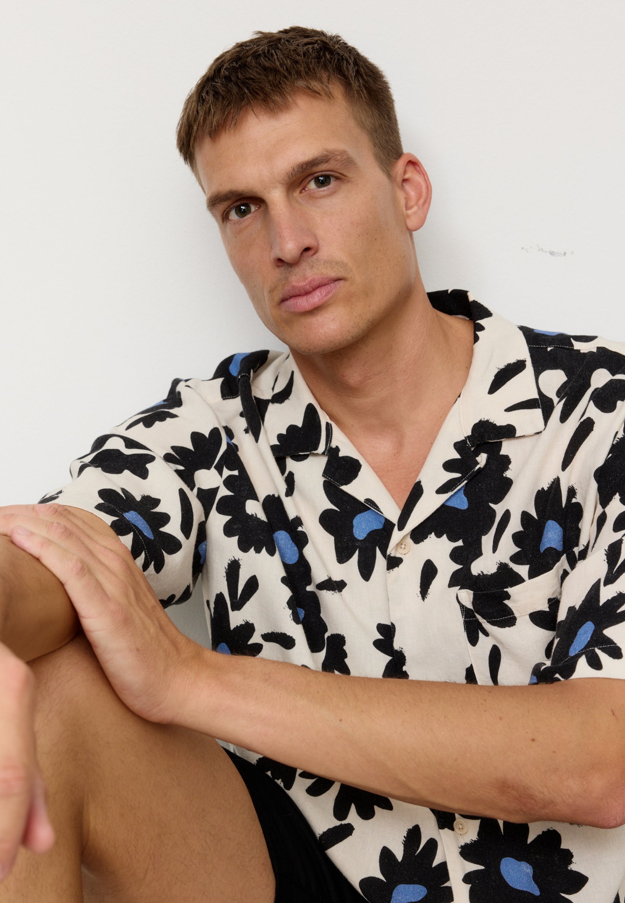 Recolution Shirt Cactus Bloom Elektrisch Blauw