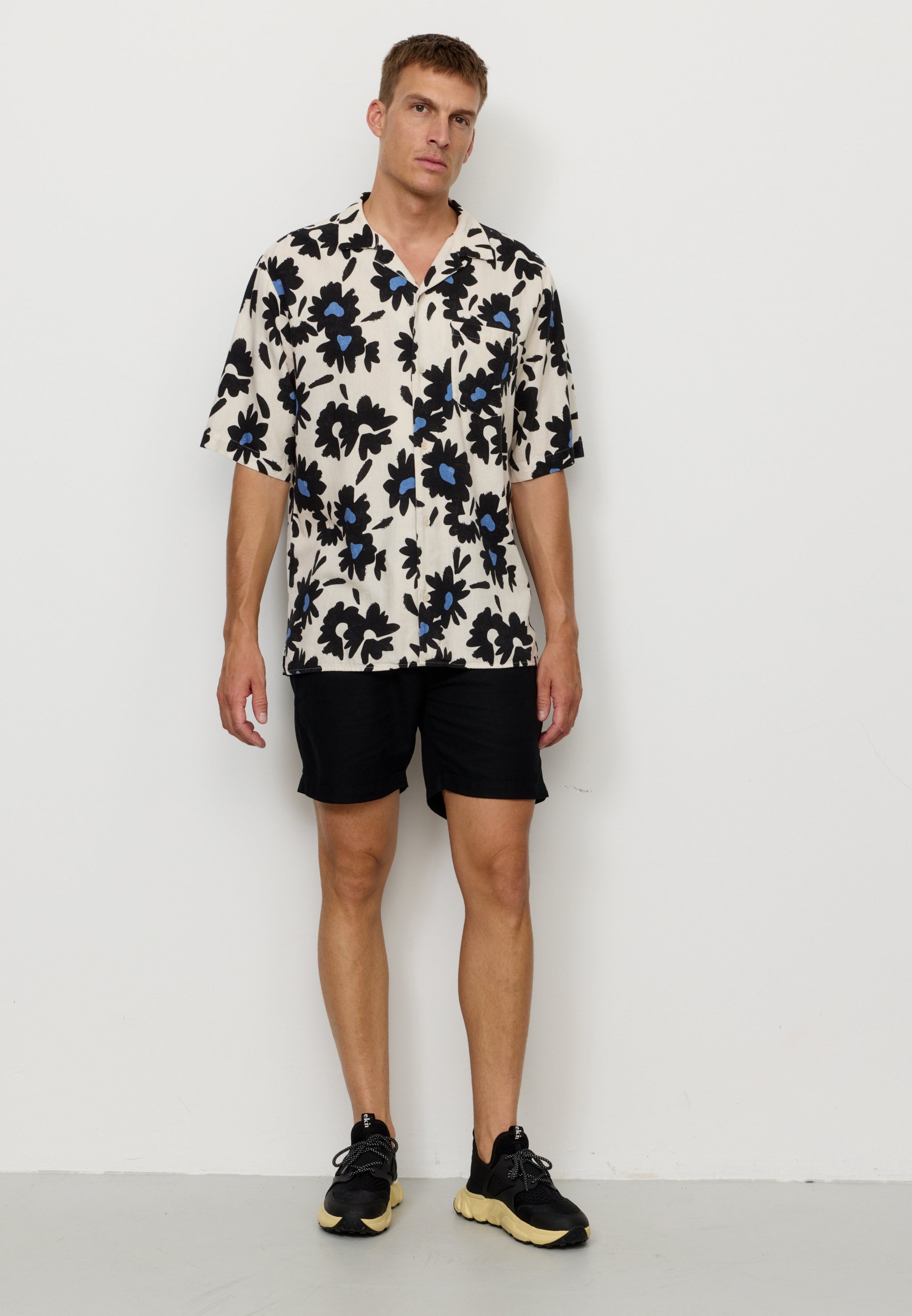 Recolution Shirt Cactus Bloom Elektrisch Blauw