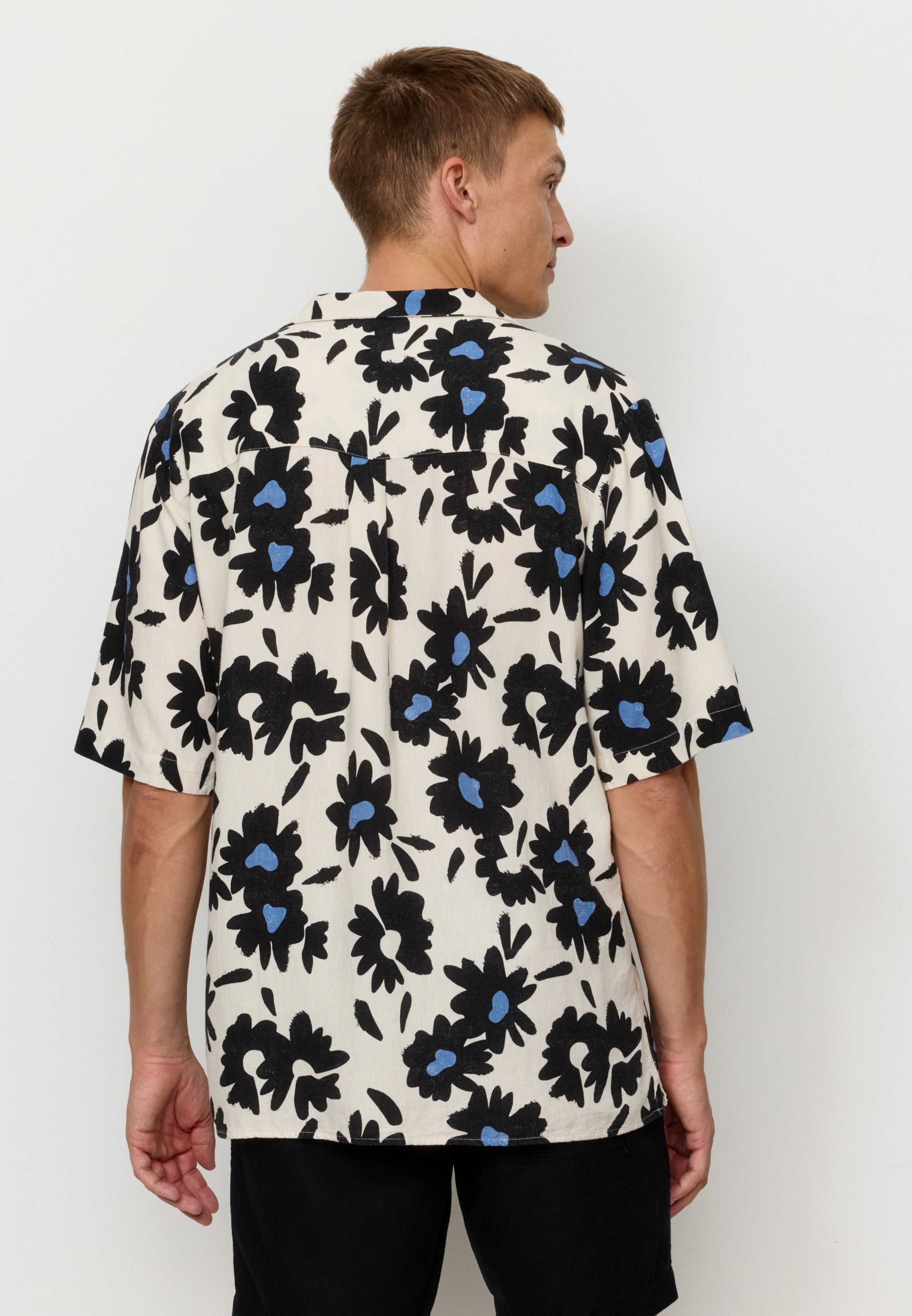 Recolution Shirt Cactus Bloom Elektrisch Blauw