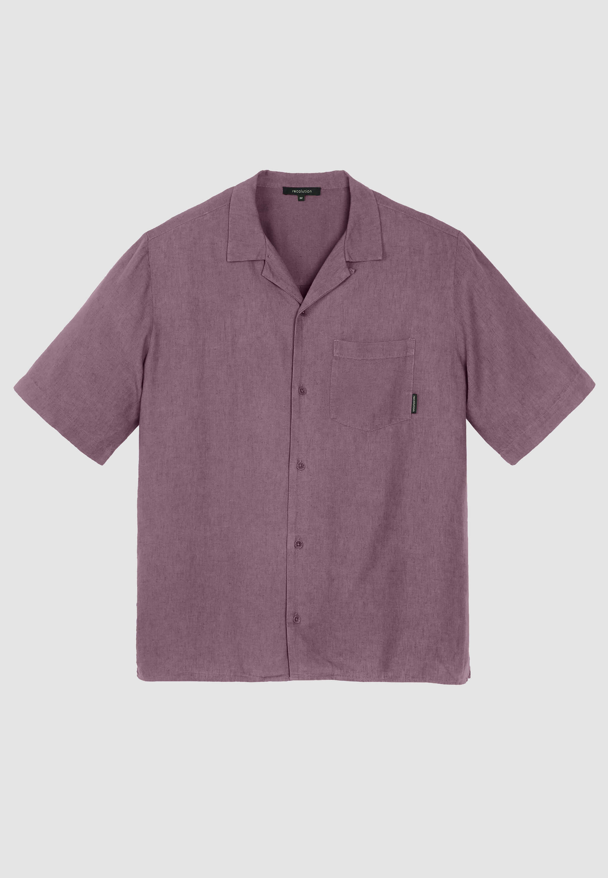 Recolution men vegan Shirt Cactus Mystic Grape