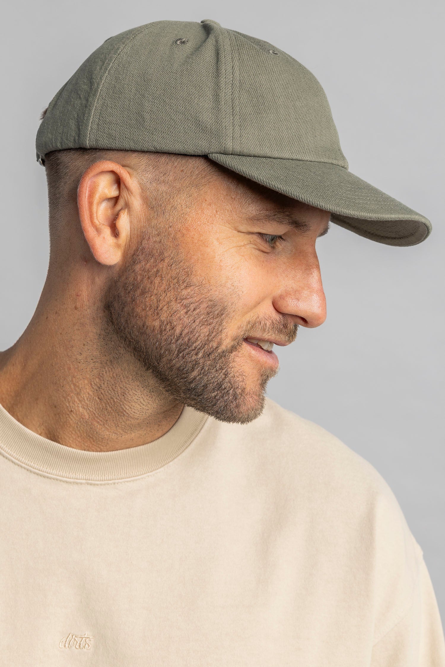 DIRTS men vegan Cap Undyed Off White