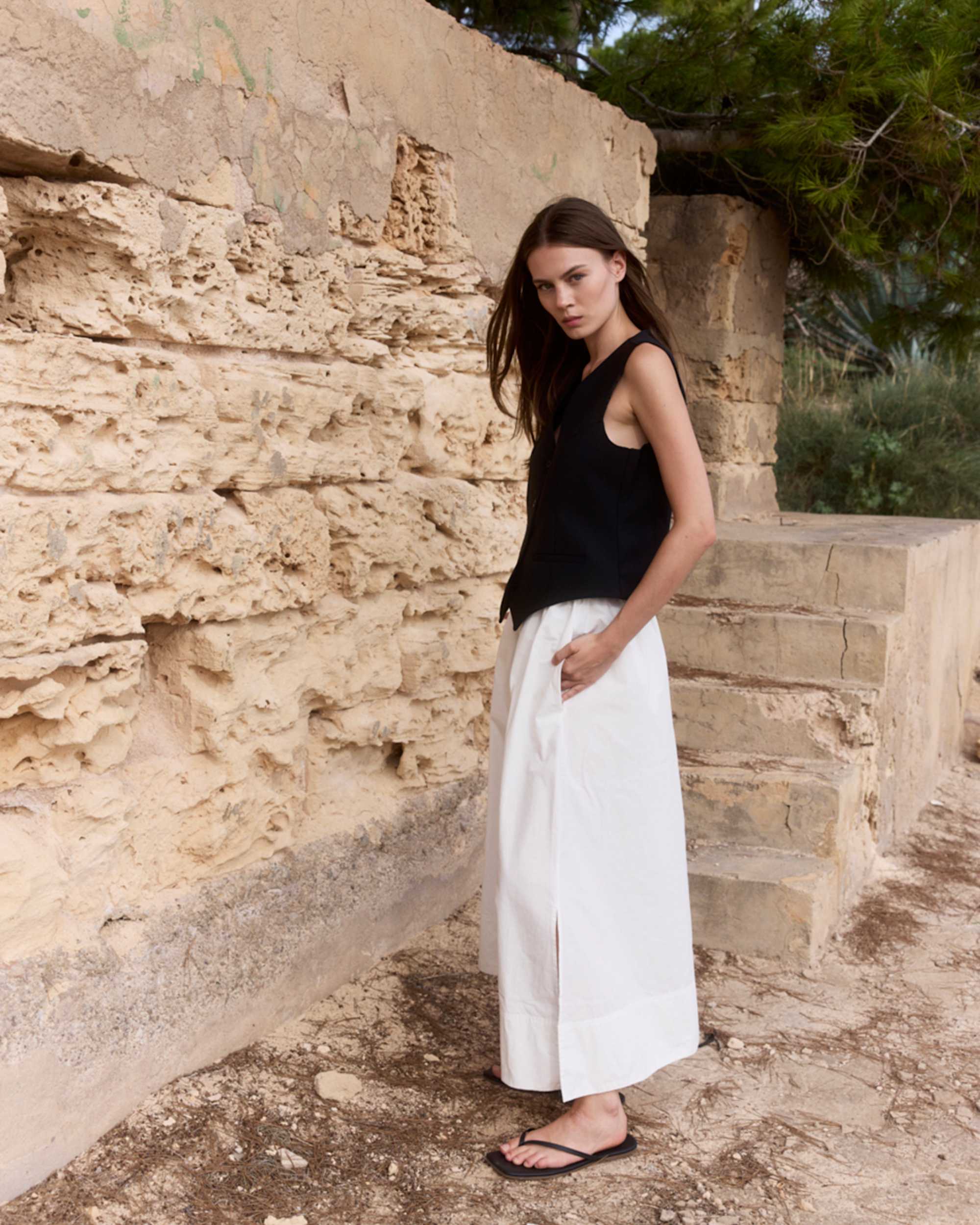 WOTE Maxirock Creme Farben