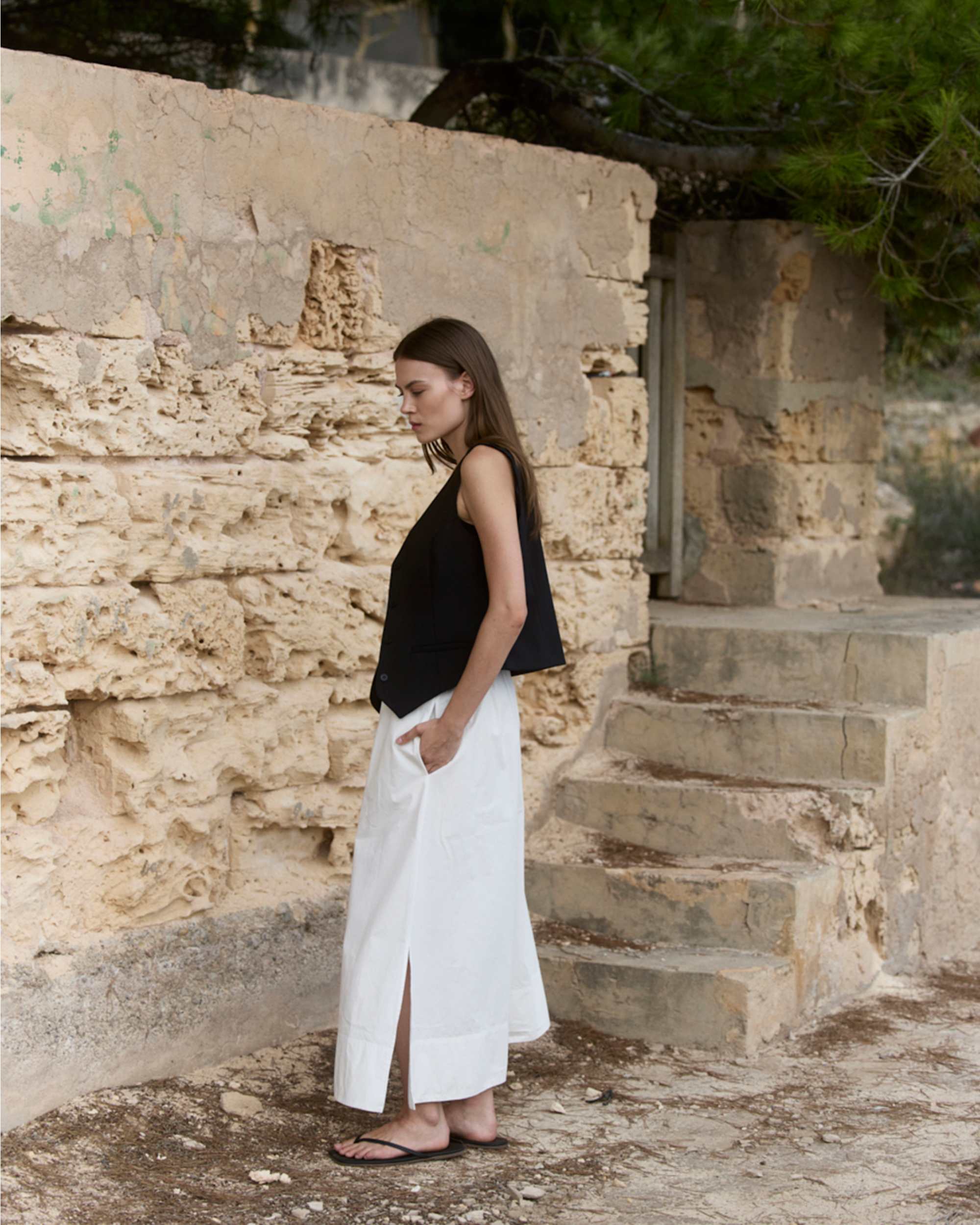 WOTE Maxirock Creme Farben