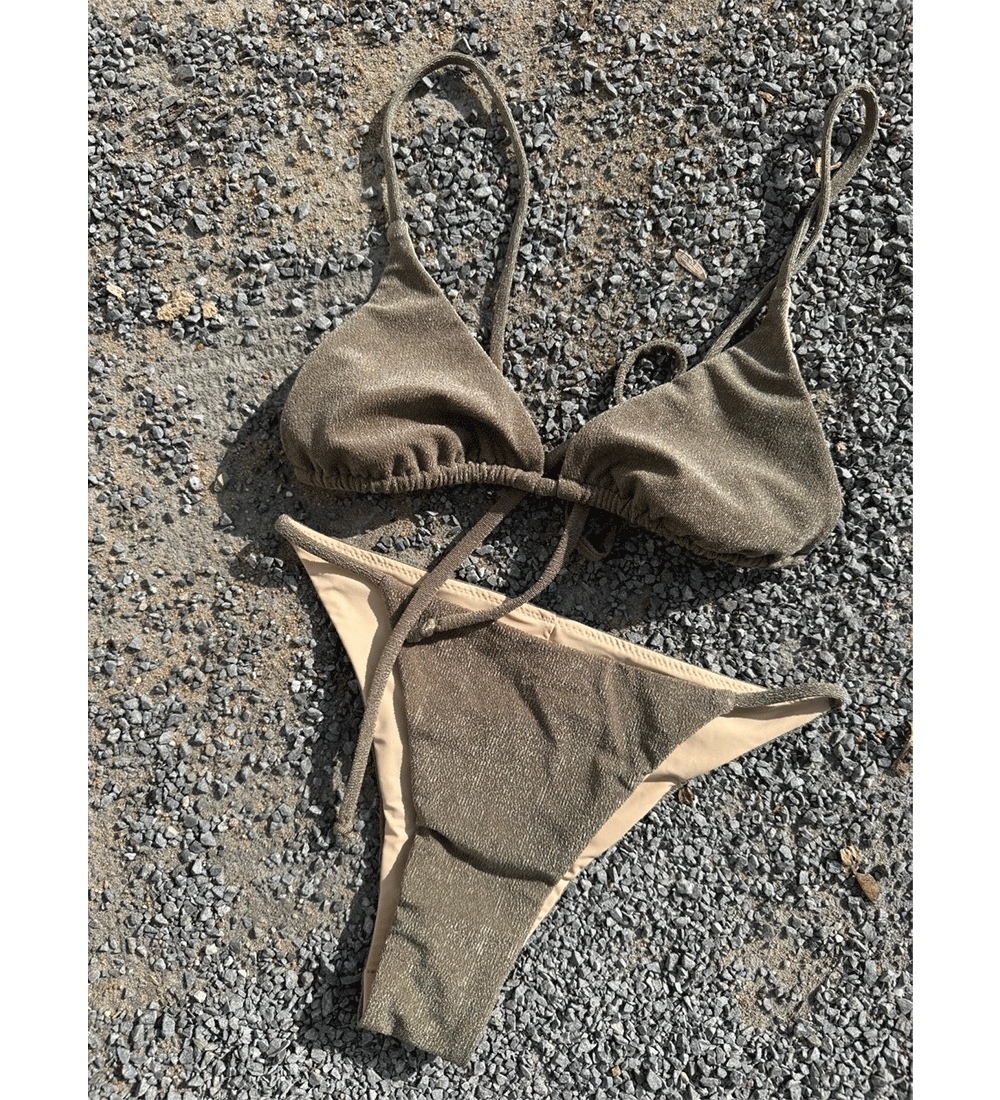 Anekdot womens vegan Bikini Set Olbia Sand