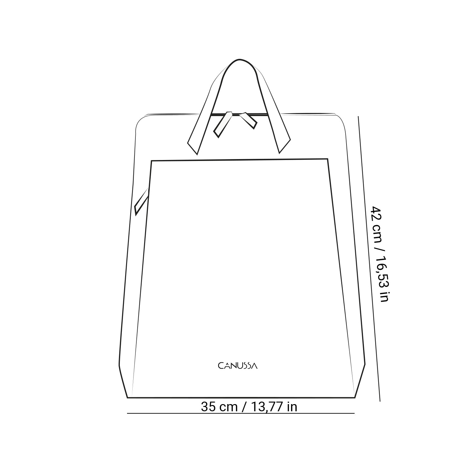 CANUSSA Rugzak Urban Laptop Zwart