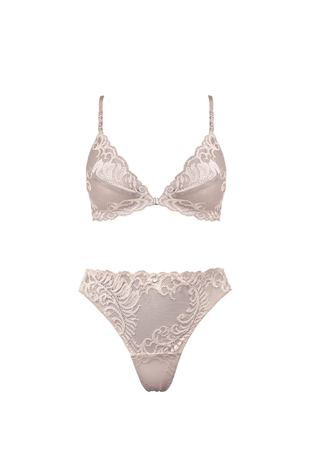 Image of Anekdot dames vegan Lingerieset Ether Cream