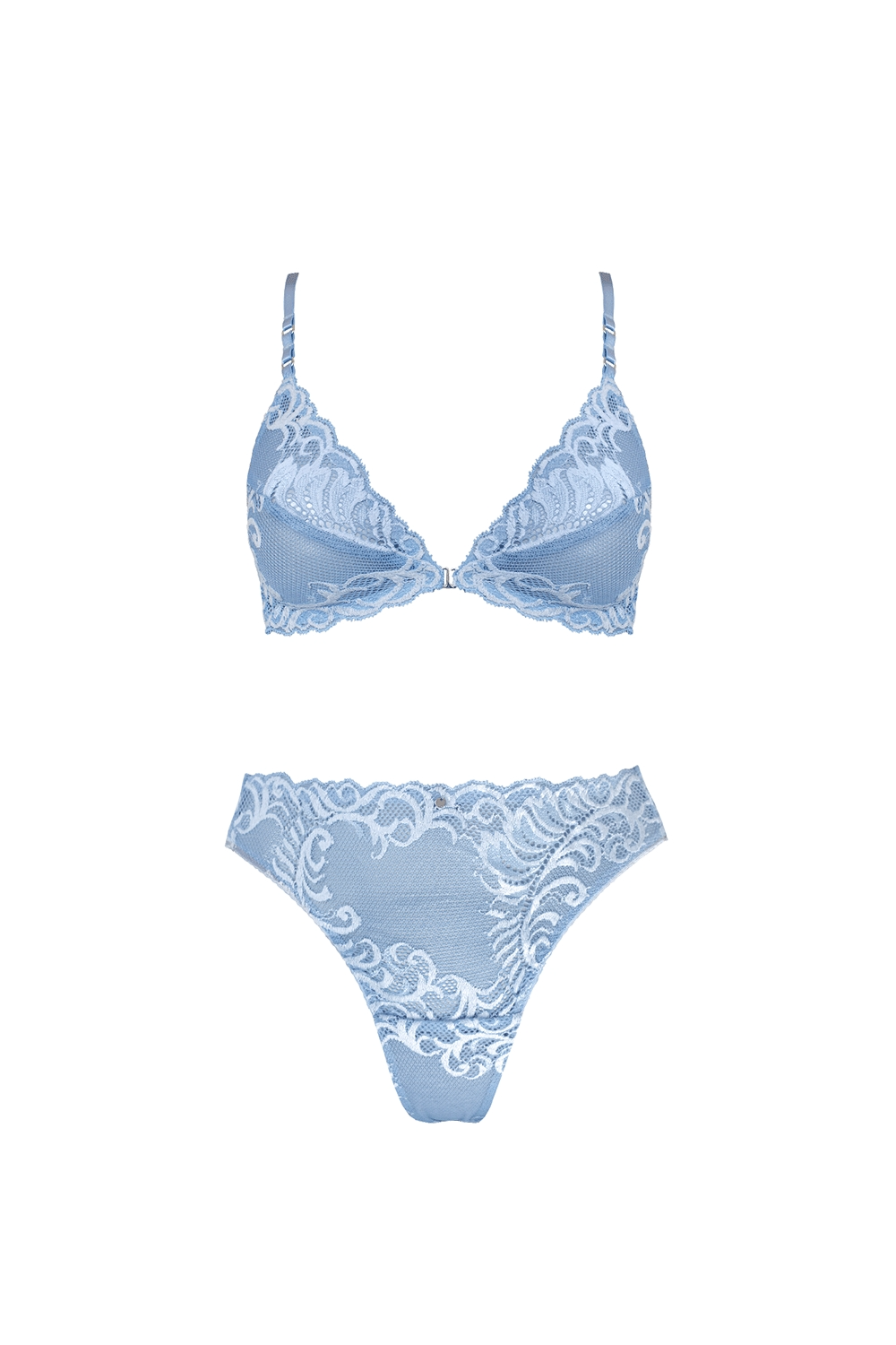 Image of Anekdot dames vegan Lingerieset Ether Sky Blue