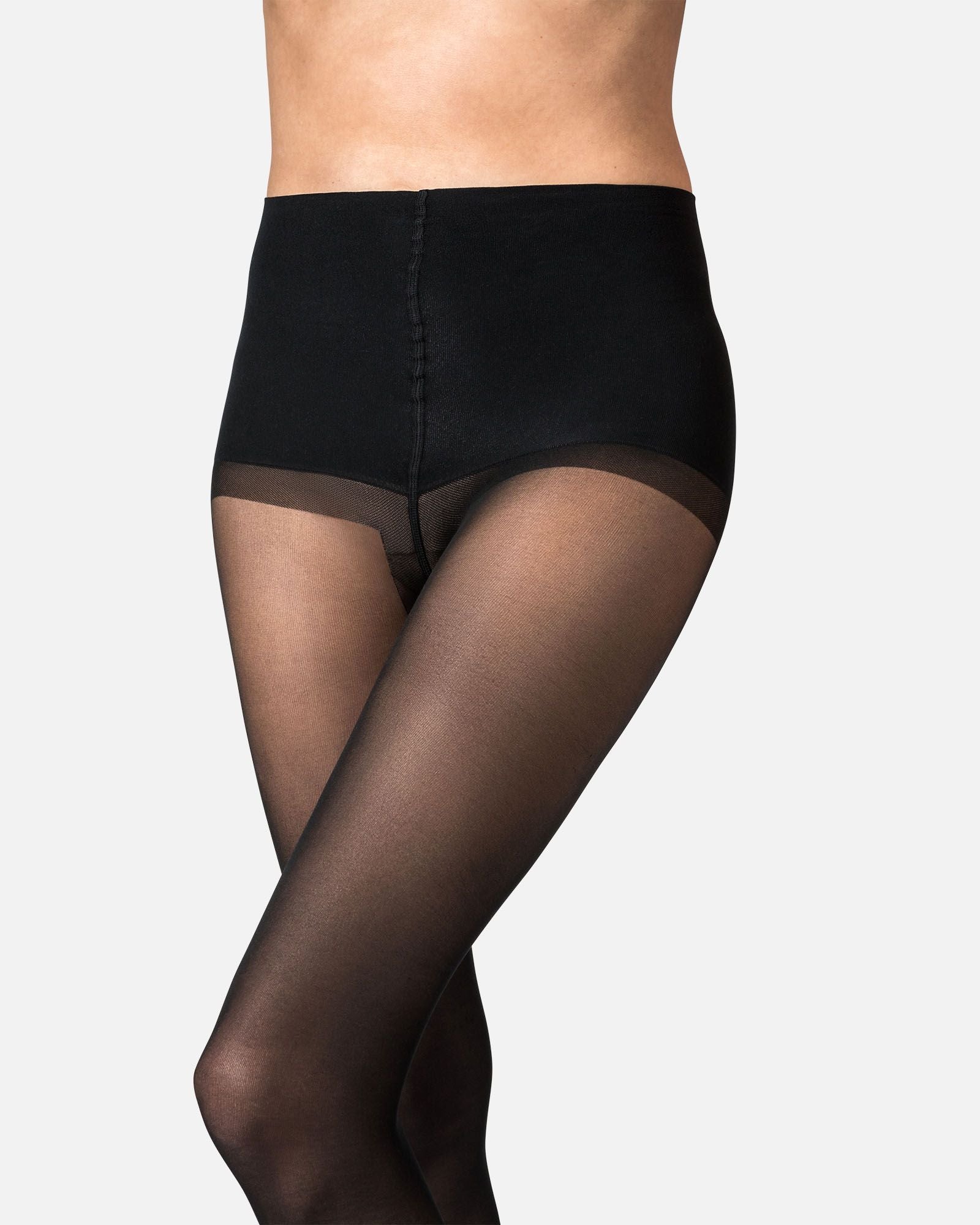 Swedish Stockings womens vegan Leggings Malva Cropped Black