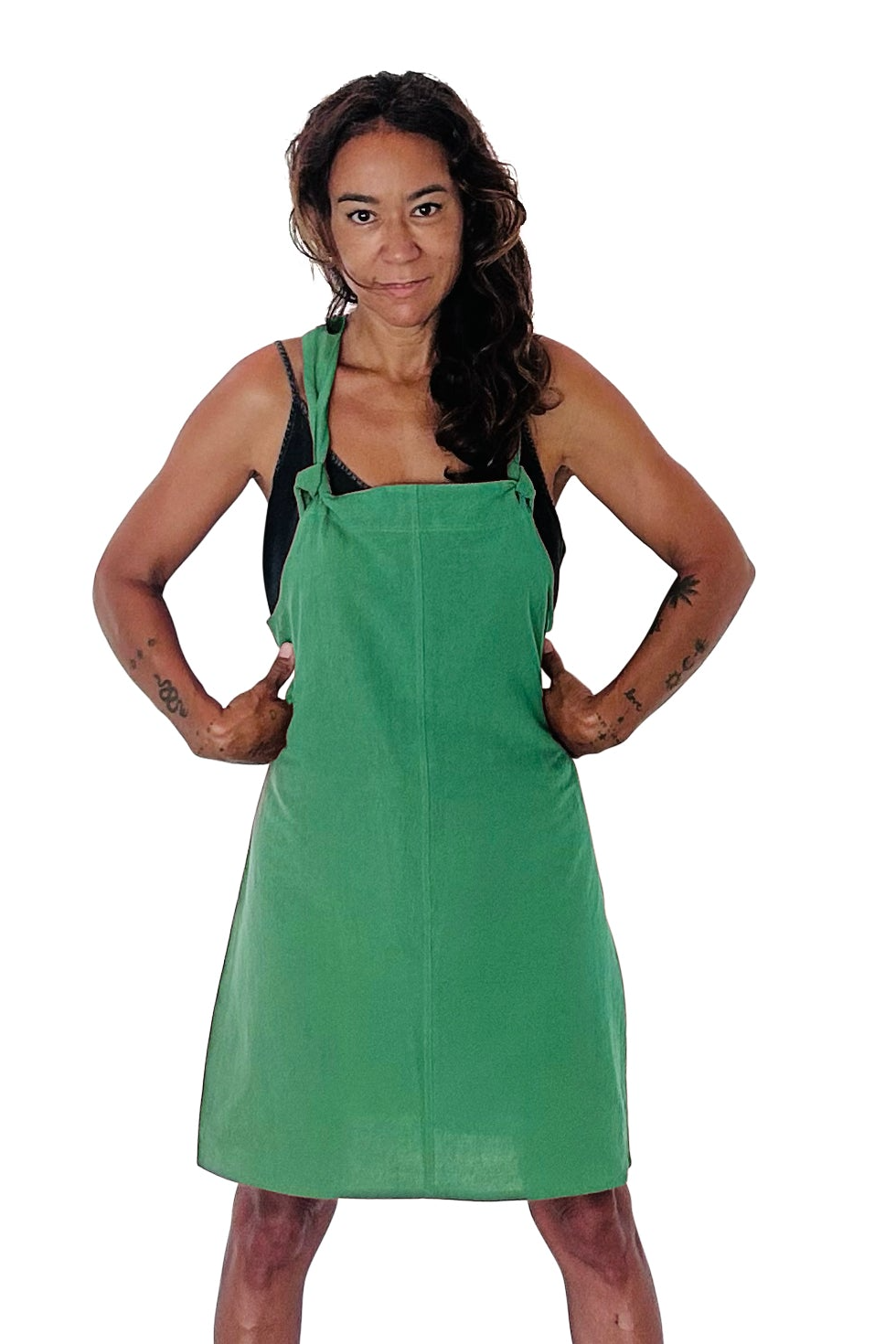 The Driftwood Tales Damen vegan Kleid Garten Gr&Atilde;&frac14;n