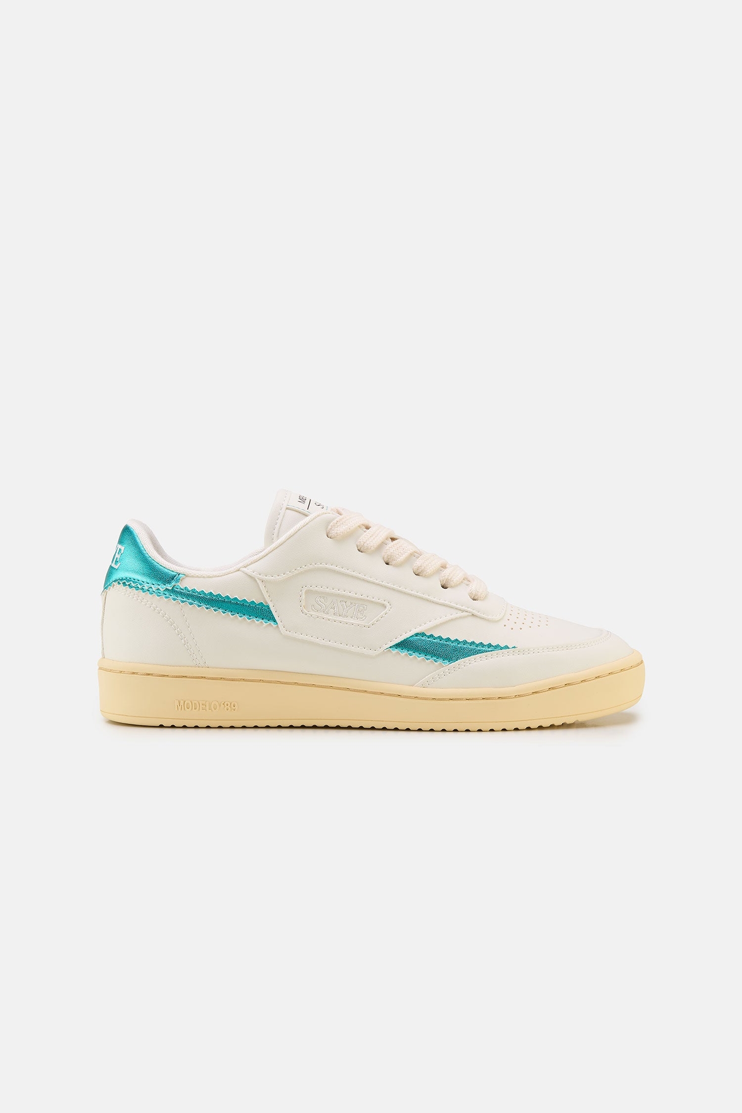 Image of SAYE mannen vegan Sneakers M89 Icon Metallic Acqua