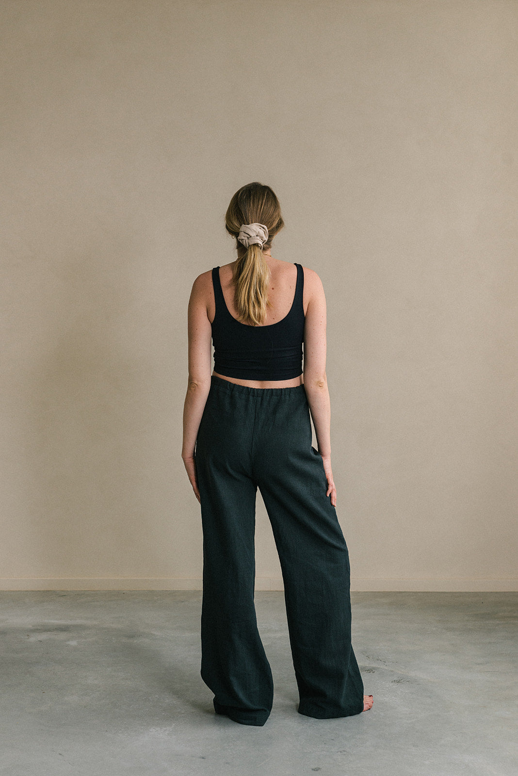 The View Yoga womens vegan Pants Teya Maternity Black