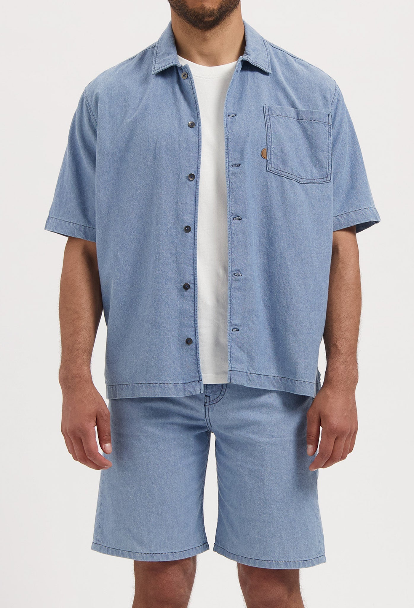 MUD Jeans Shirt Seb Stone Vintage