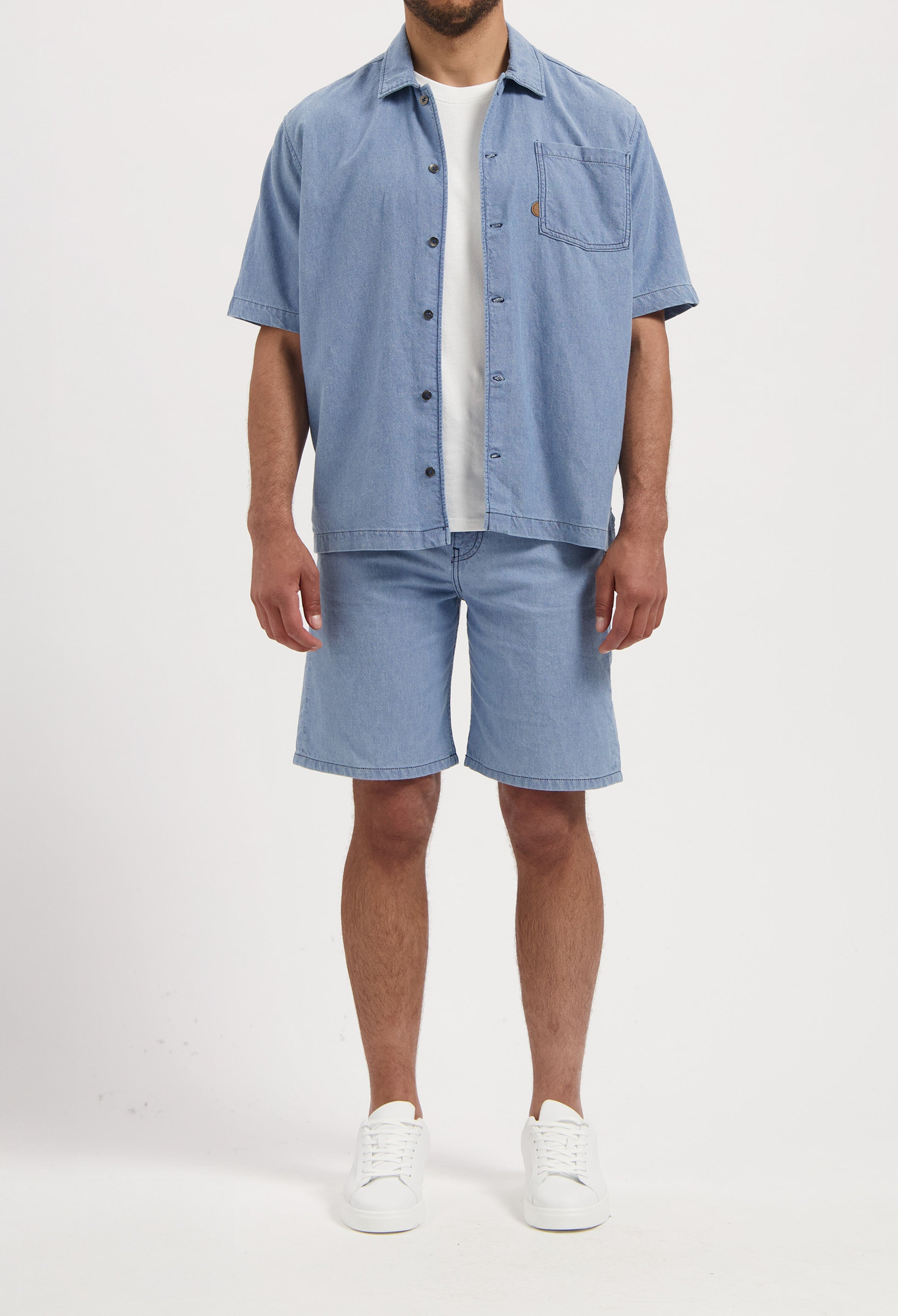 MUD Jeans Shirt Seb Stone Vintage