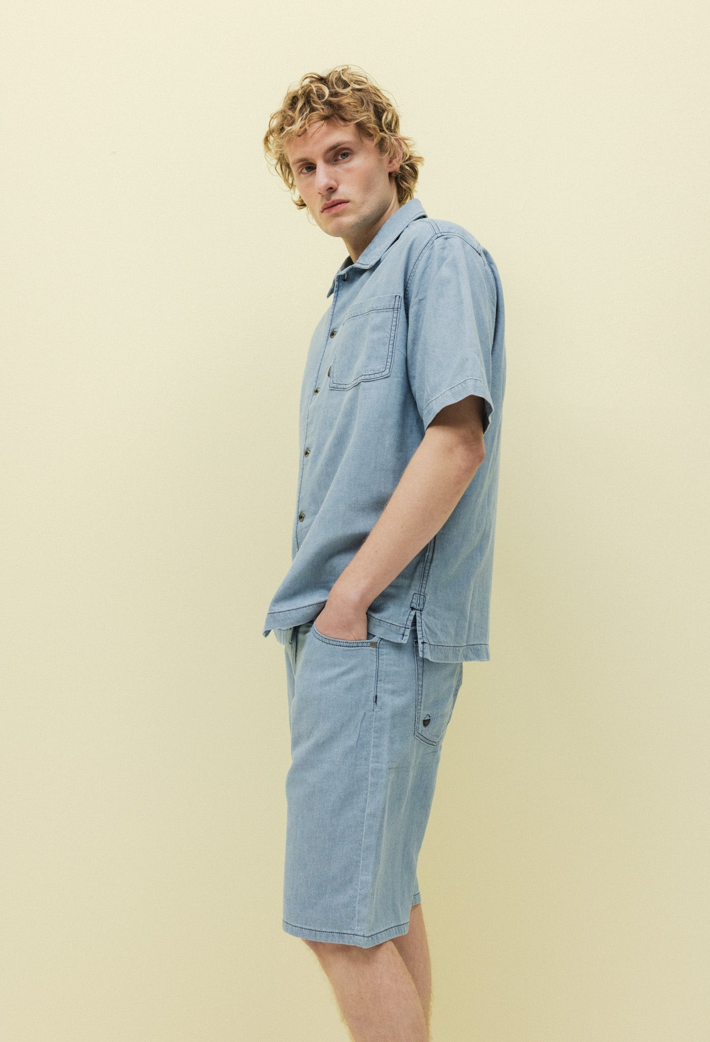 MUD Jeans Shirt Seb Stone Vintage