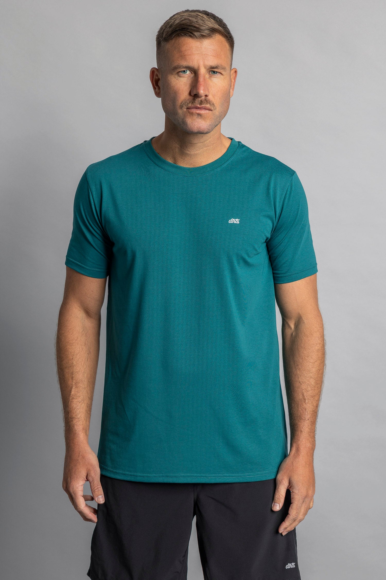 DIRTS men vegan T-Shirt All In Athletic Deep Forest Green