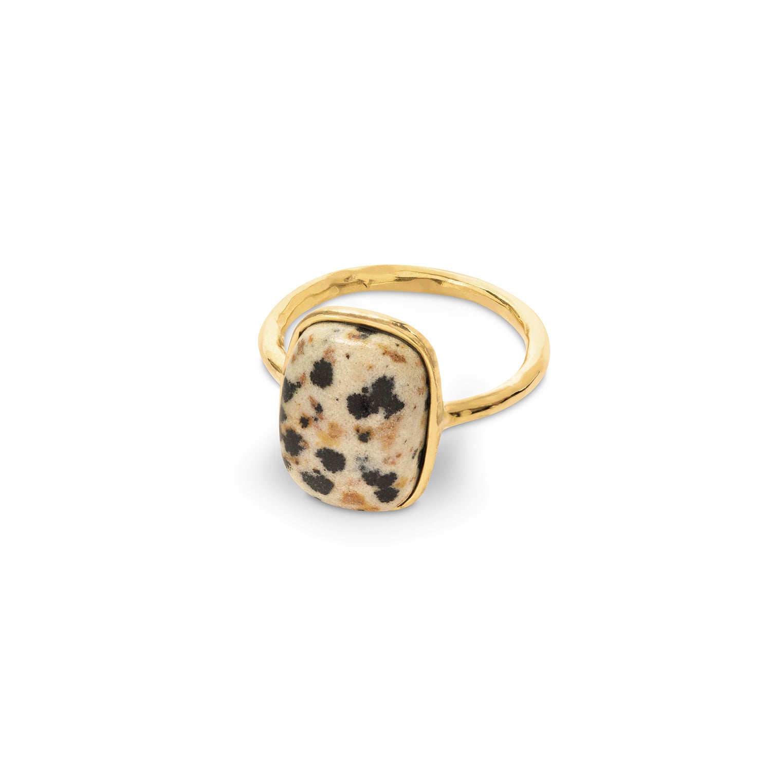 Amadeus Ring Arizona Jasper Cream Black