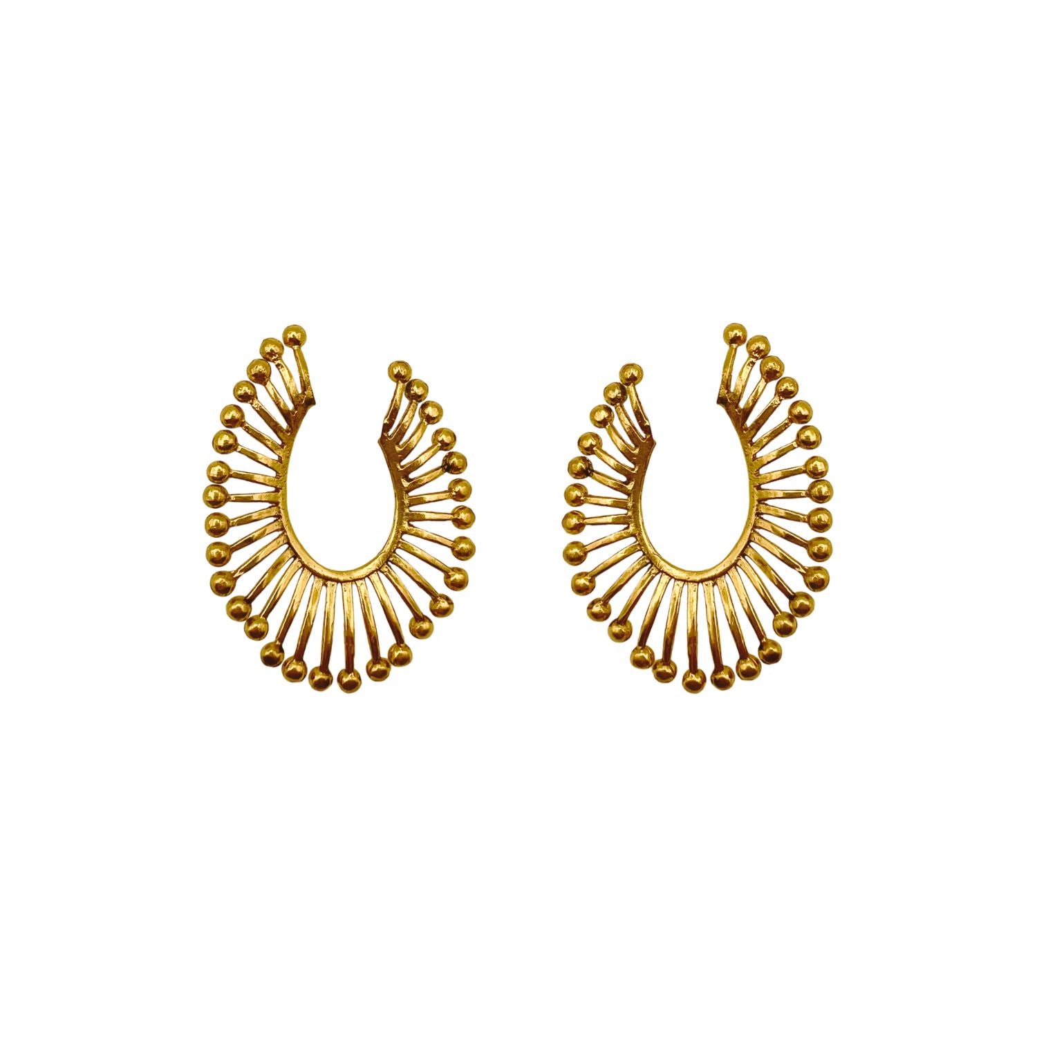 Les Reines Earrings Ellisse Gold