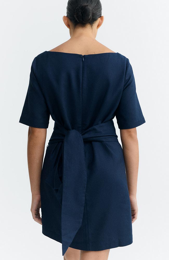 Thinking mu Damen vegan Kleid Kieran Blue