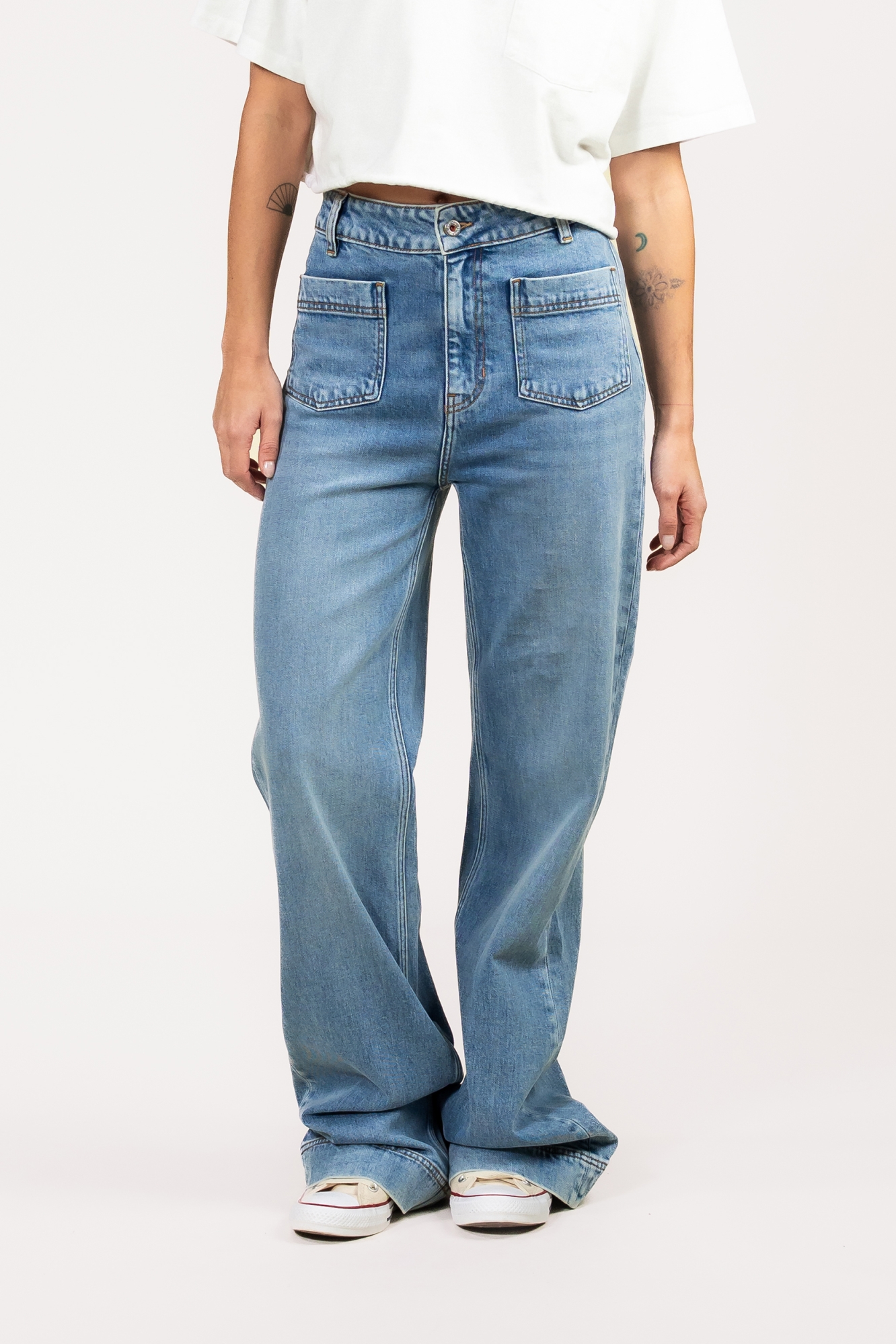 Kuyichi Damen vegan Jeans Julie Straight True Indigo