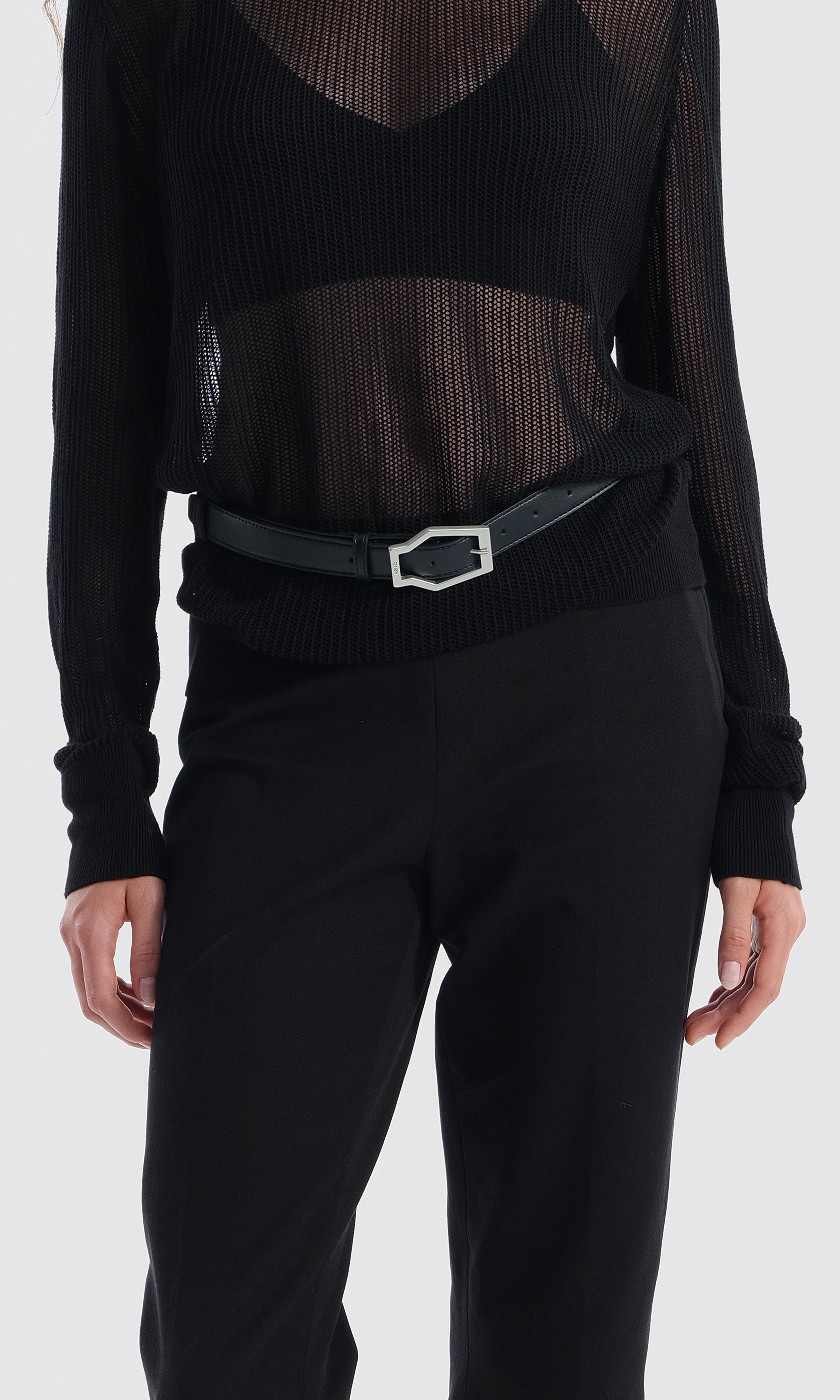 Image of Prev dames vegan Riem Karel Midi Zwart