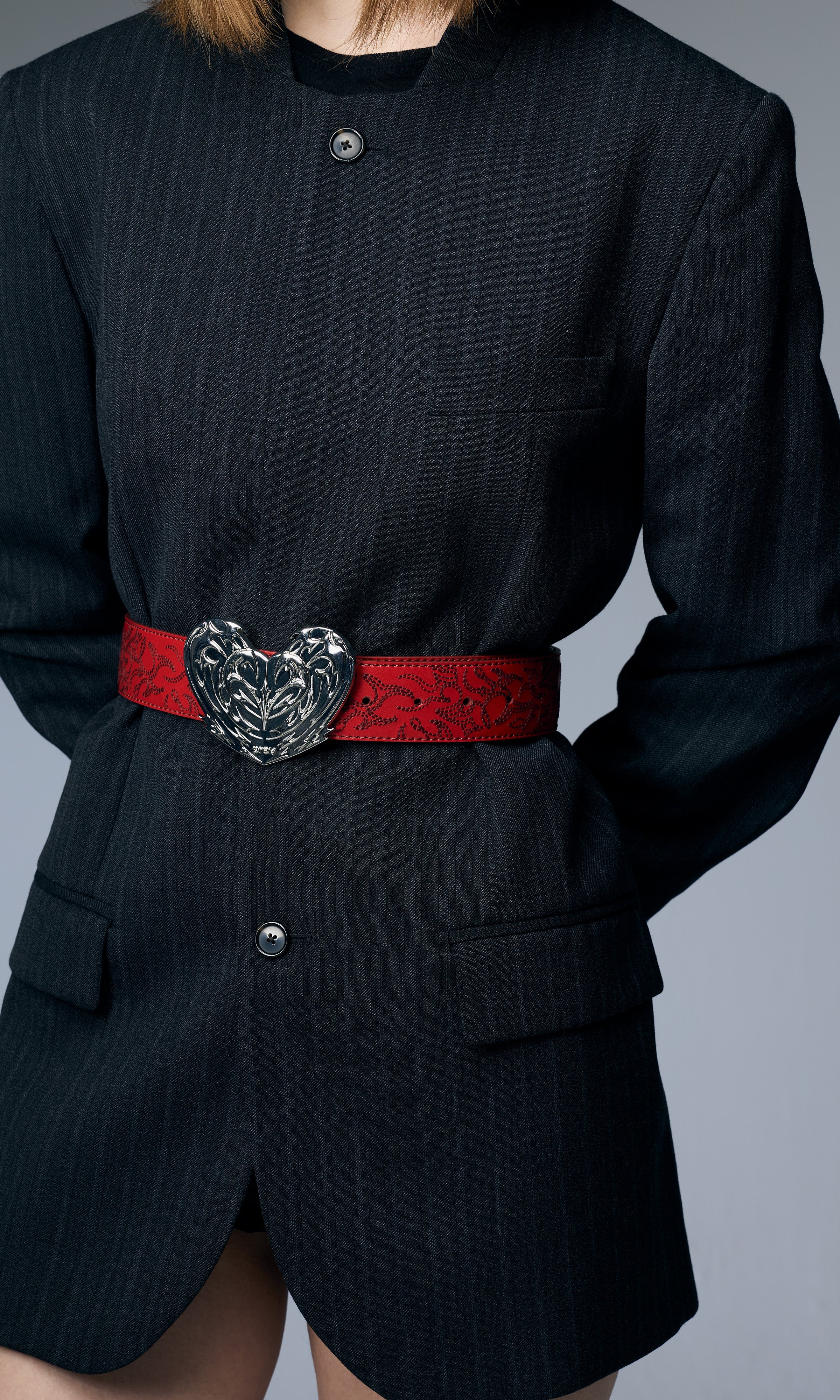Image of Prev dames vegan Belt Regan Cherry