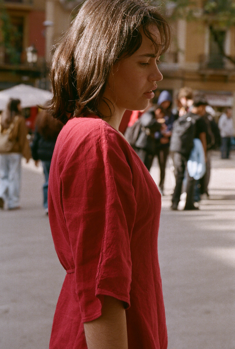 Nénés Kleid Valentine Bordeaux