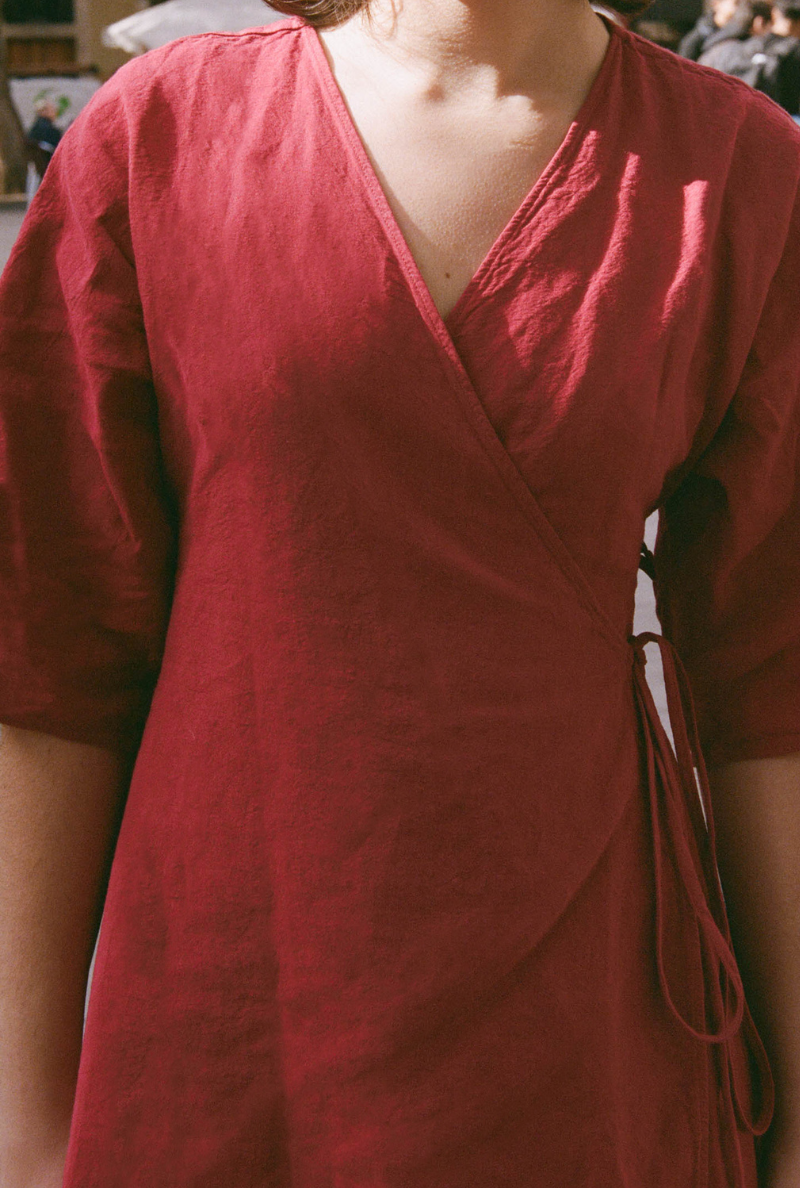 Nénés Kleid Valentine Bordeaux