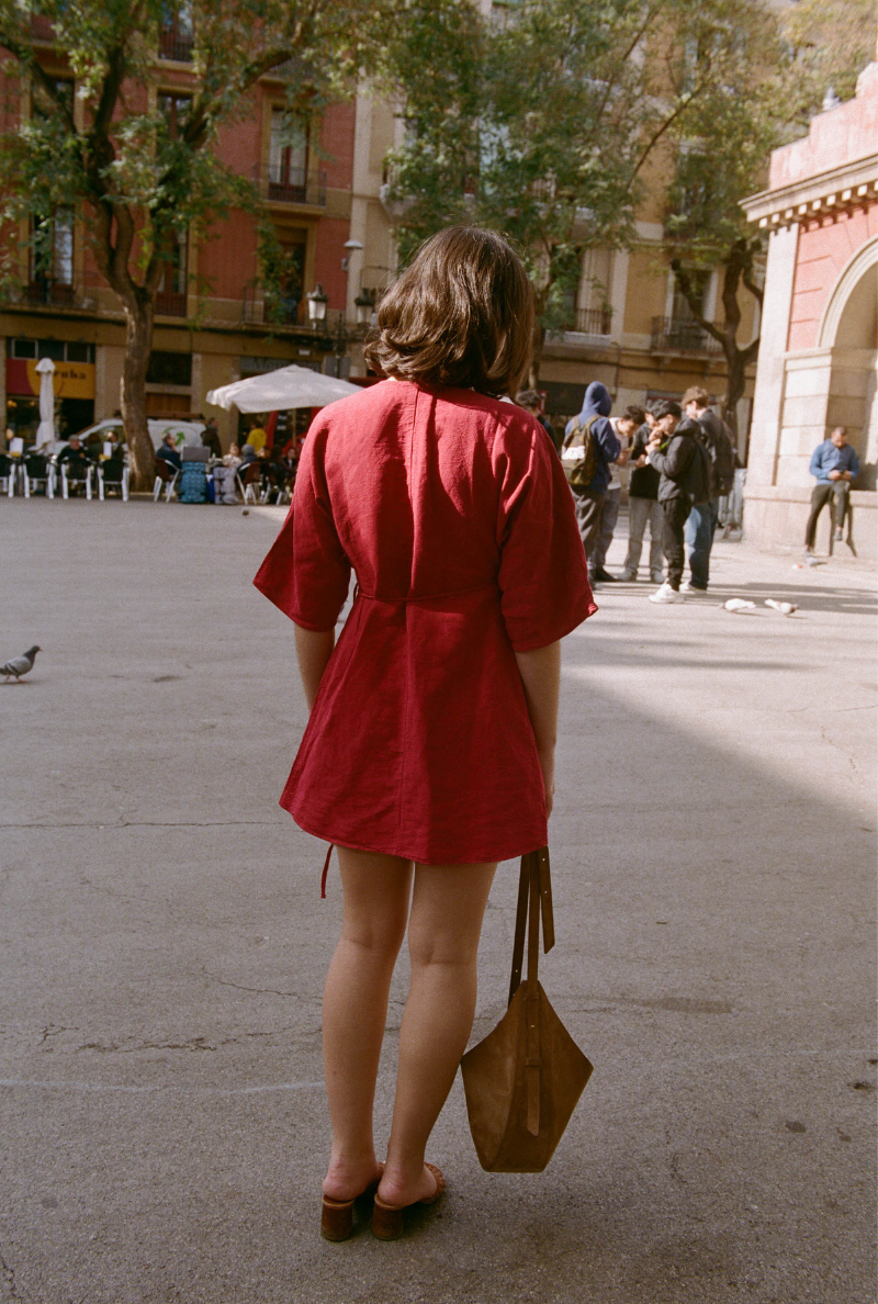 Nénés Kleid Valentine Bordeaux