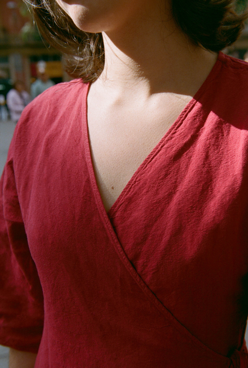 Nénés Kleid Valentine Bordeaux