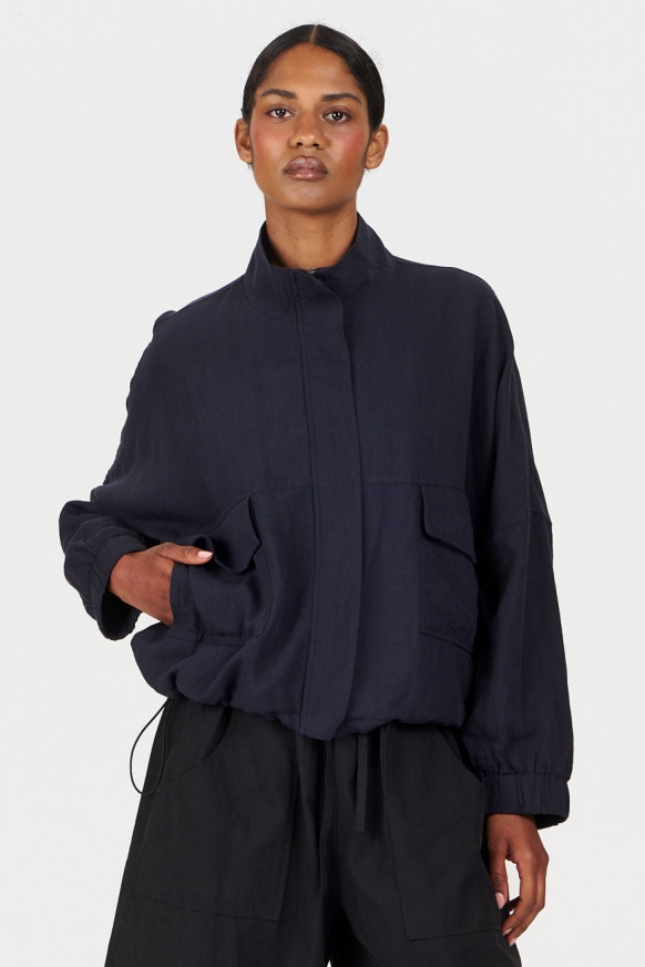Image of KOMODO dames vegan Jas Koko Navy