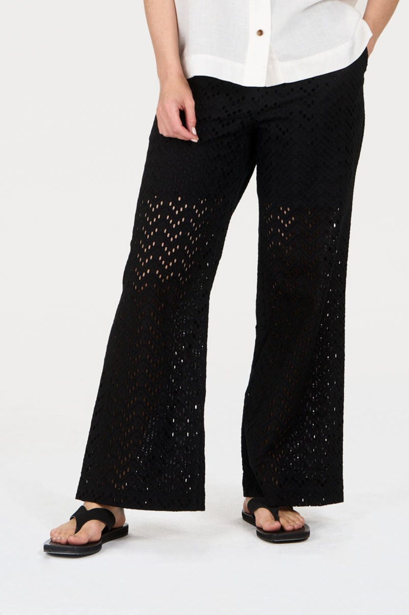 KOMODO Damen vegan Hose Khari Schwarz