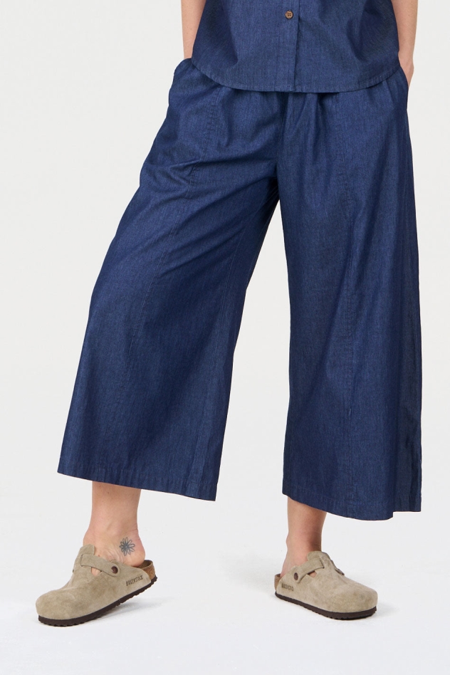 KOMODO Damen vegan Culotte Dani Mittlere W&Atilde;&curren;sche Blau