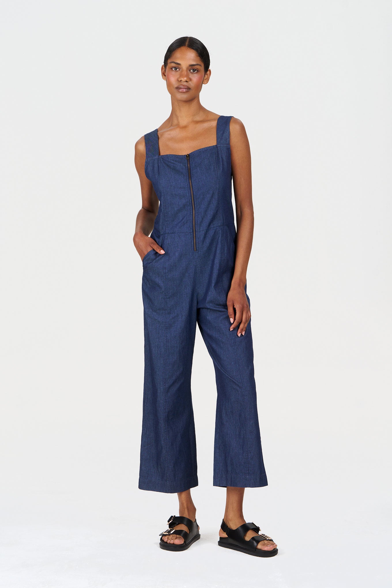 KOMODO Damen vegan Jumpsuit Day Midwash Blau